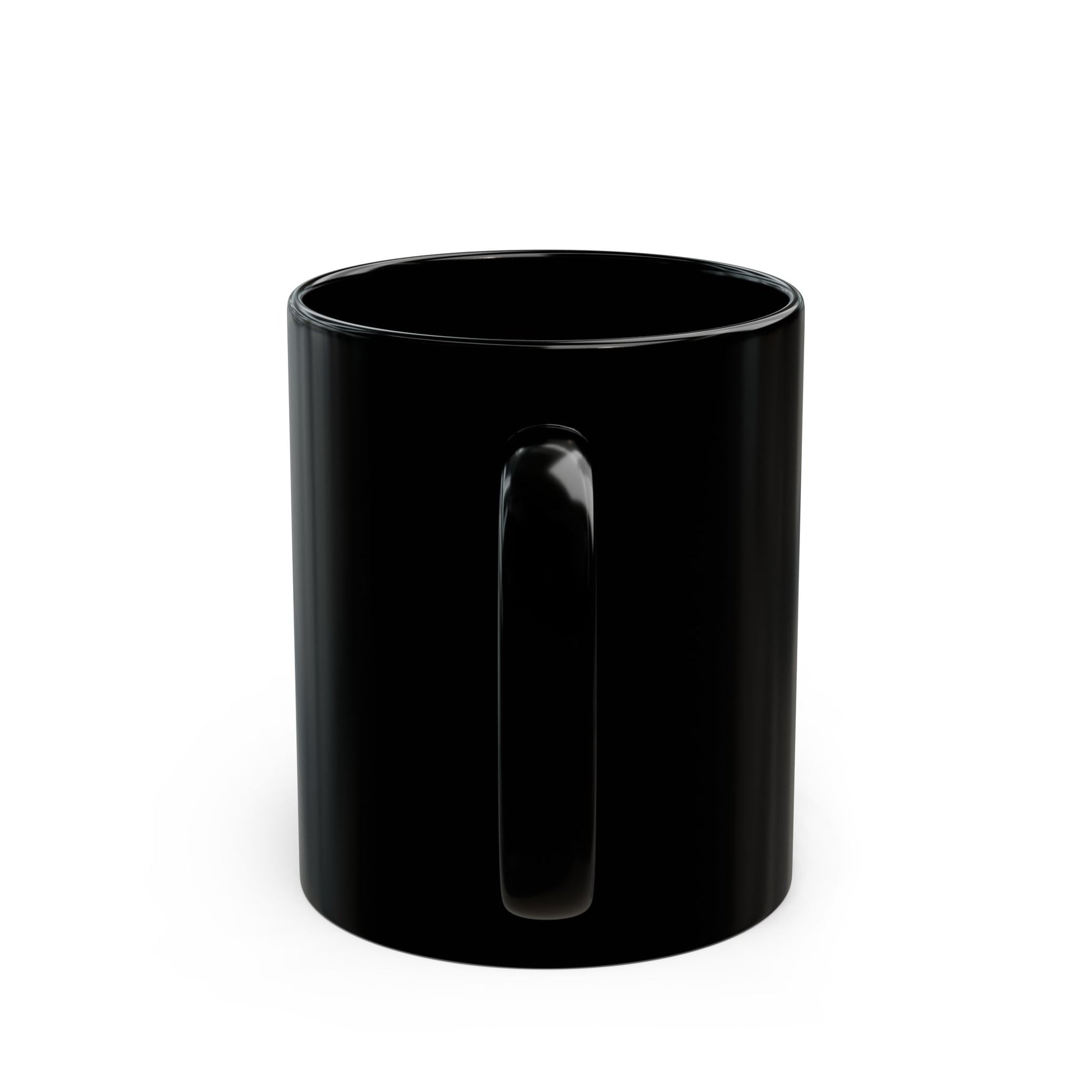 Vampyro Black Coffee Mug — Gothic Orange Logo (11oz & 15oz)