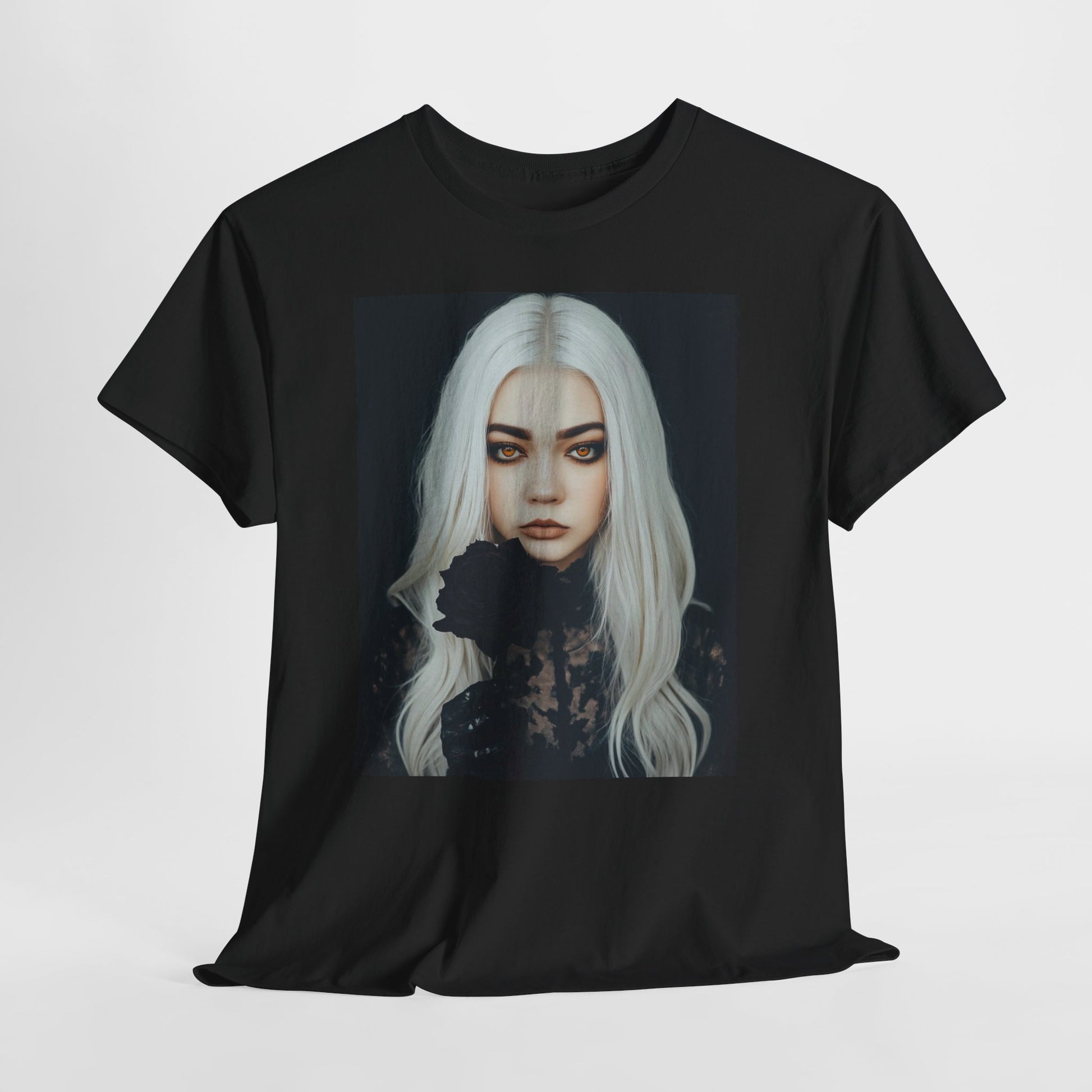 Digitally Autographed Vampyro Crimson Gothic Art Unisex Tee, Halloween Shirt, Alternative Fashion, Spooky Graphic Tee, Witchy Aesthetic Clothing, Edgy Outfit Idea