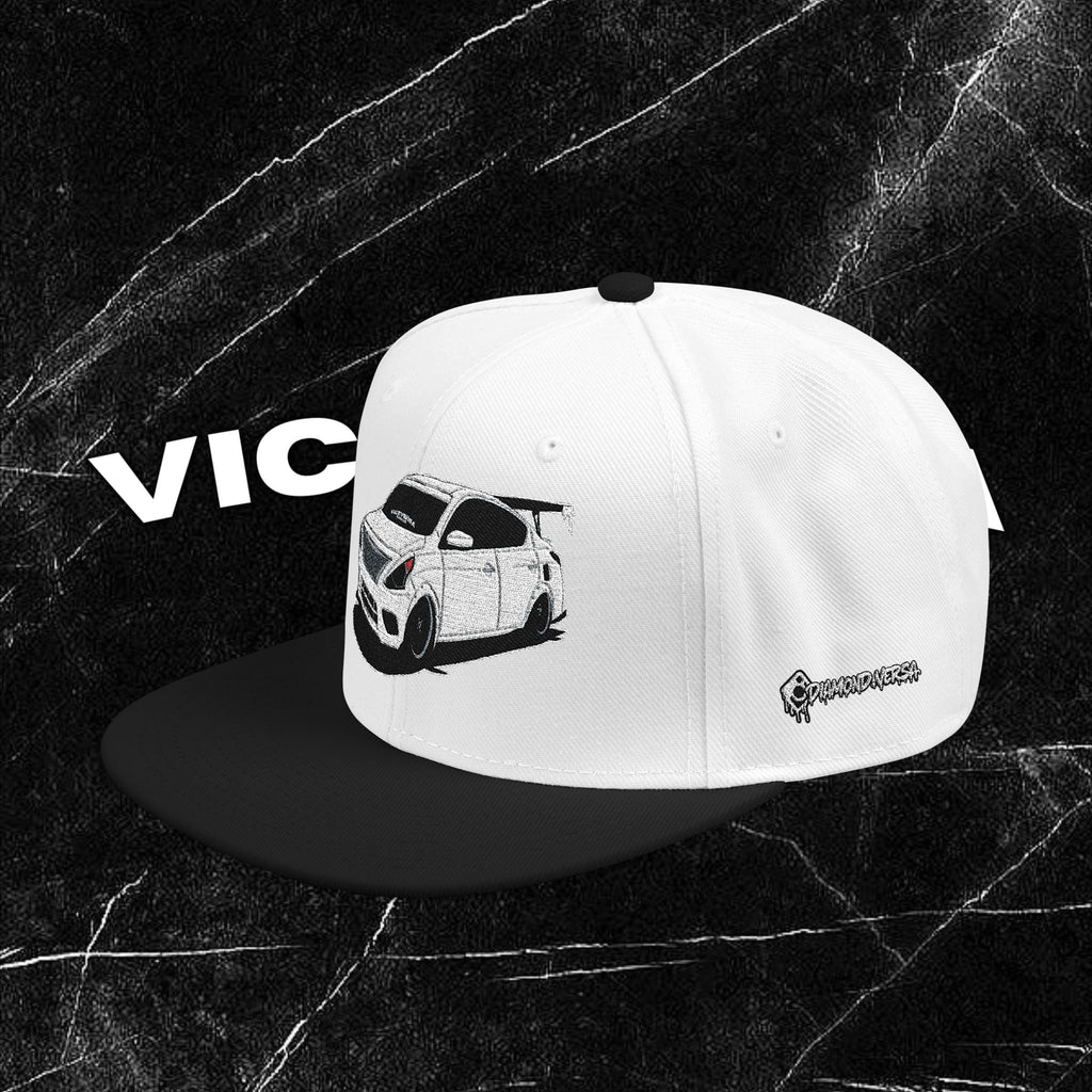 Embroidered Diamond Versa Snapback