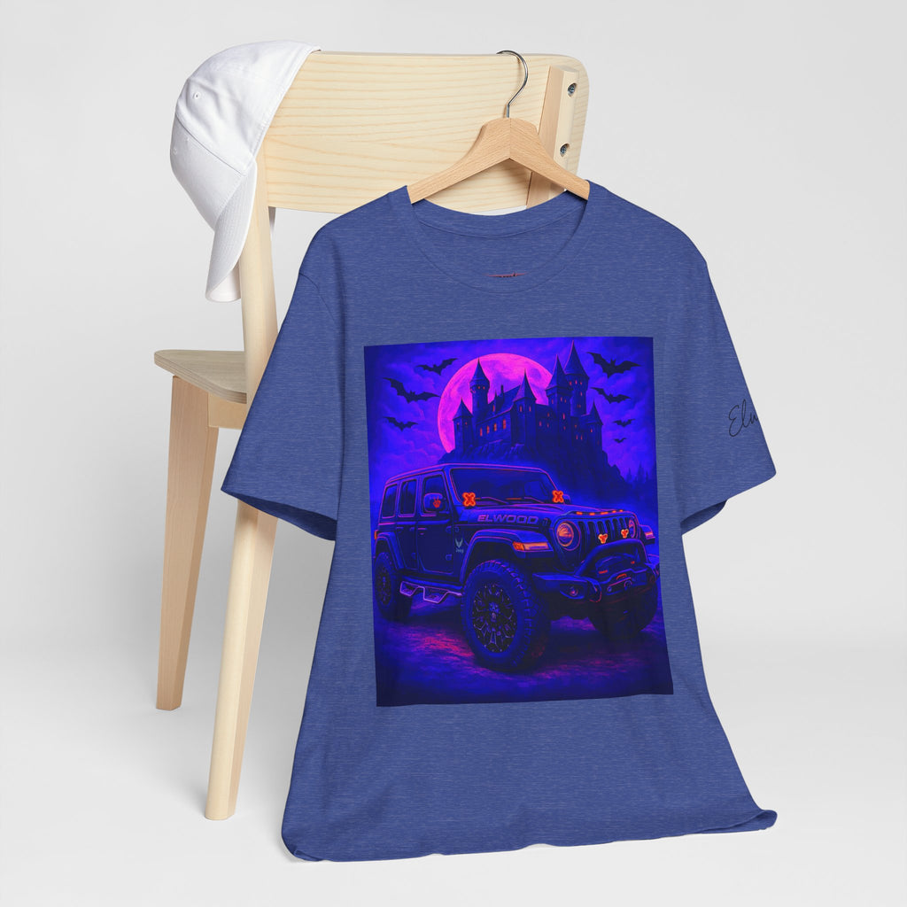 Elwood Jeep Adventure Tee - Perfect for Halloween, Road Trips, Outdoor Enthusiasts, Gift for Him or Her, Jeep Lovers, Casual Style