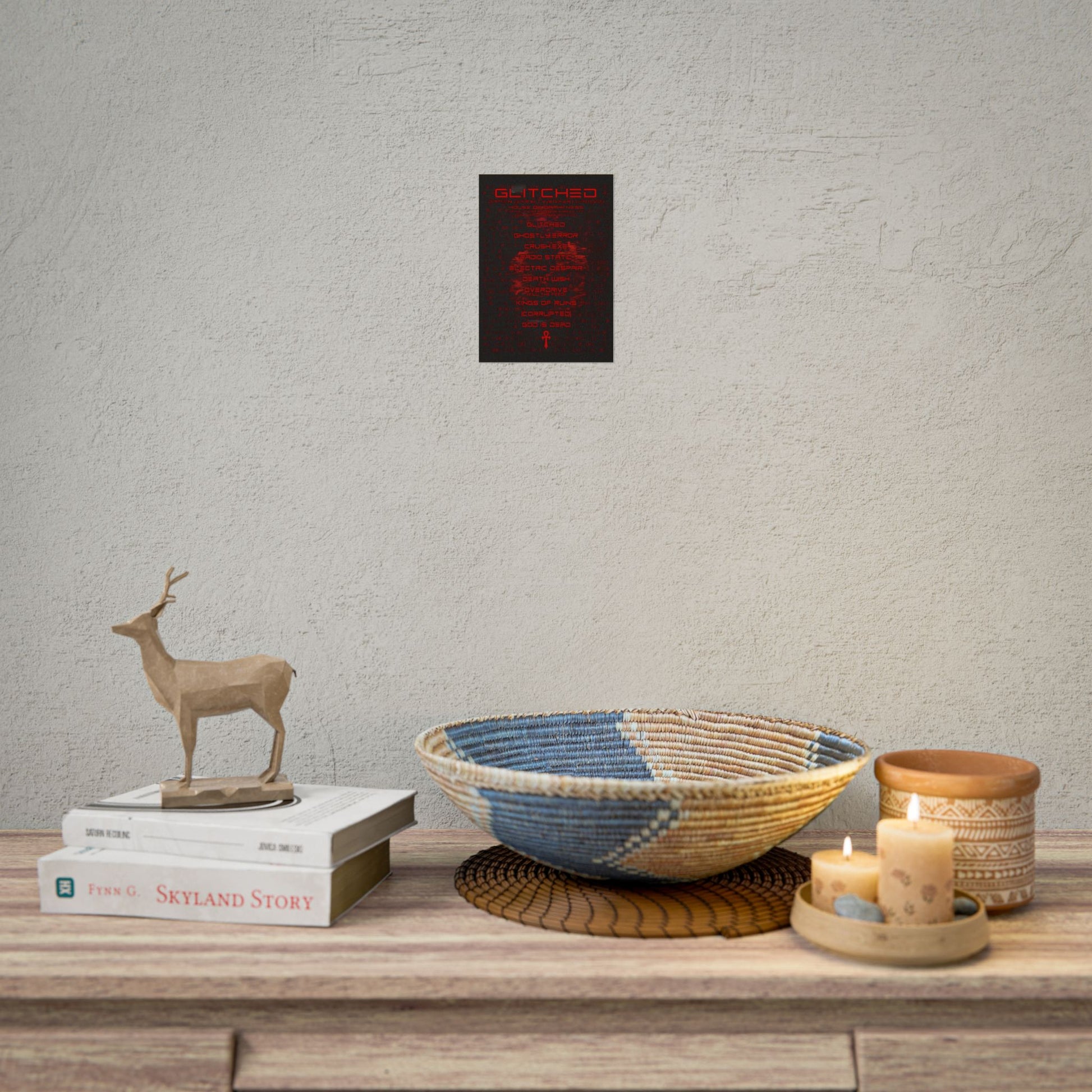 GLITCHED Music Poster