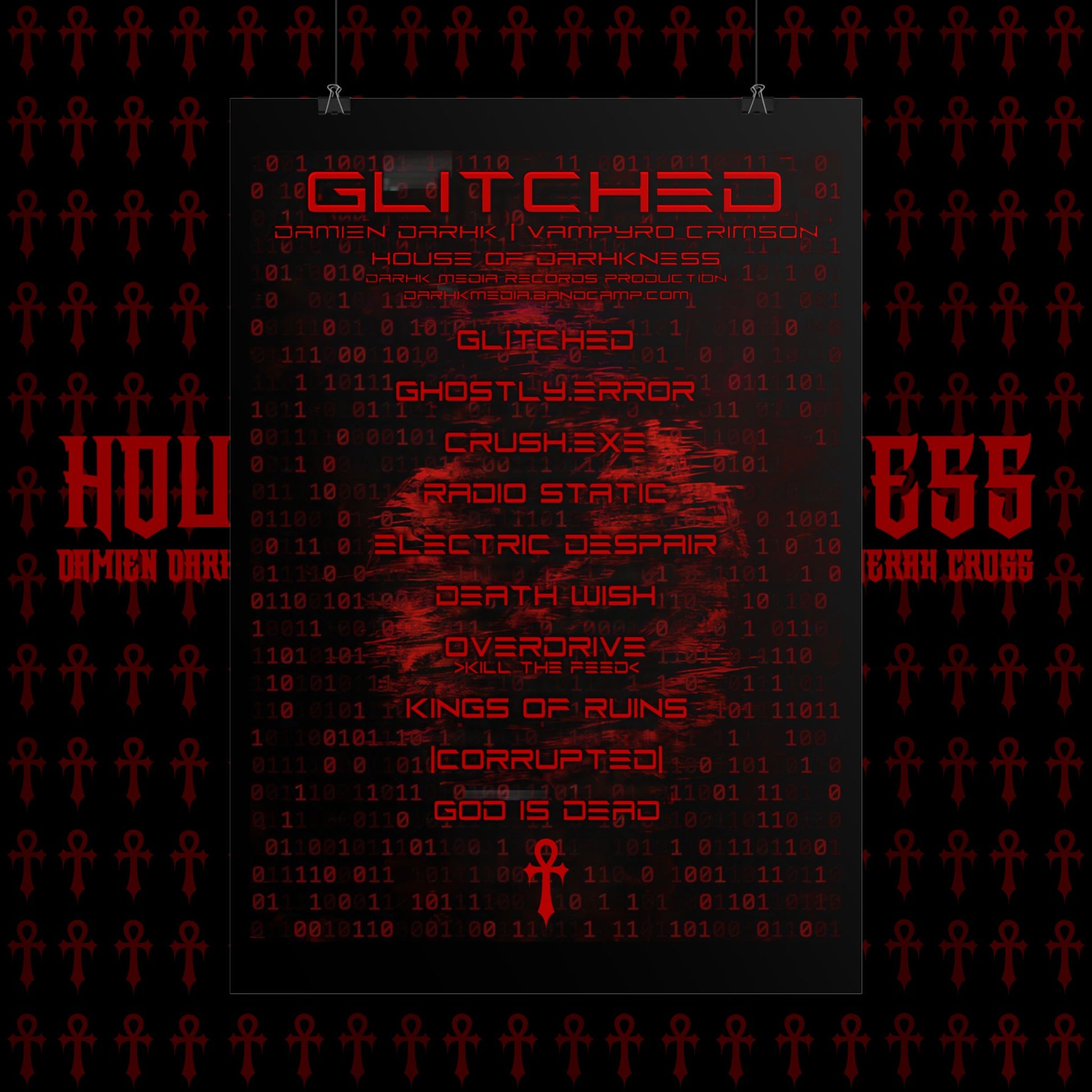 GLITCHED Music Poster