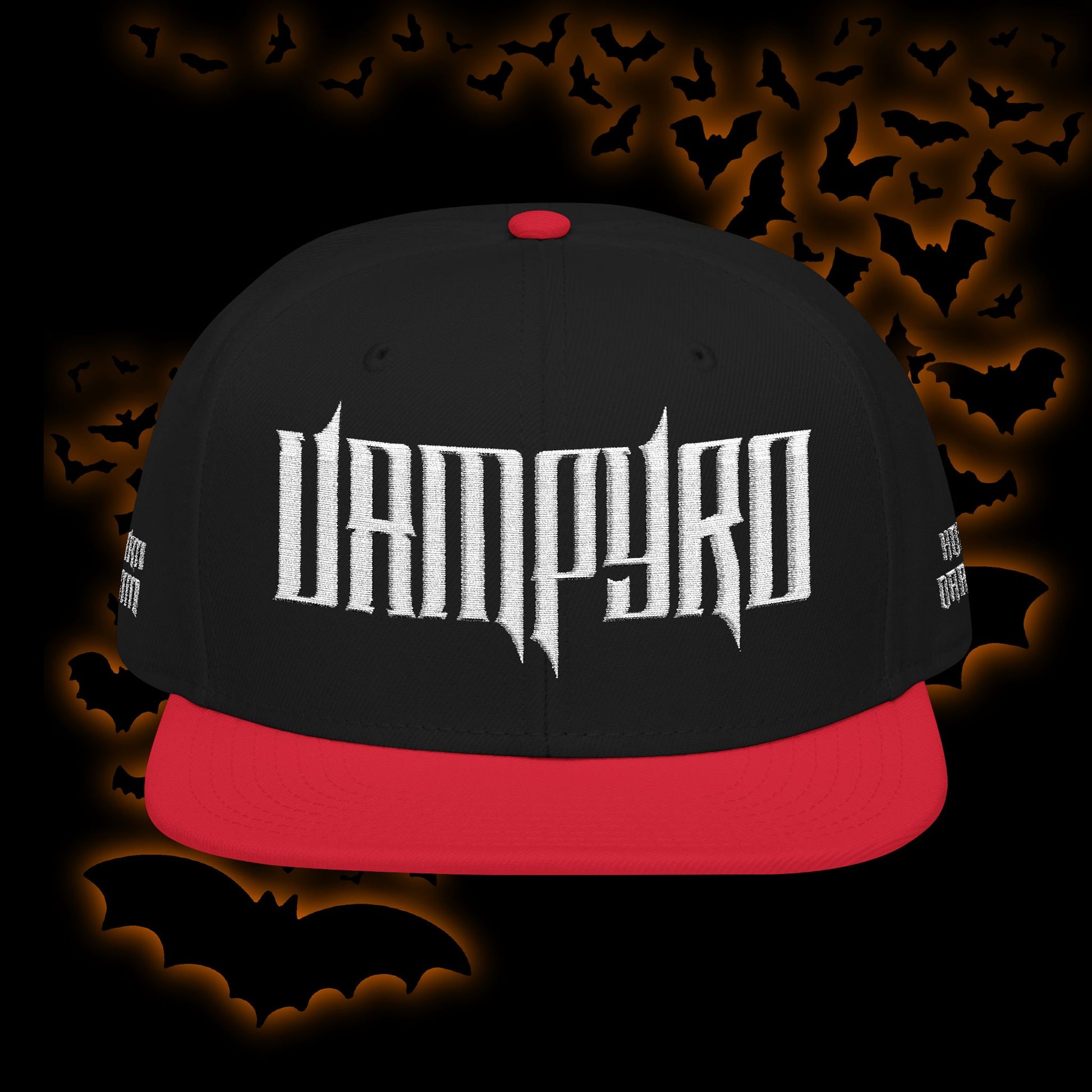Vampyro Crimson Embroidered Snapback Hat