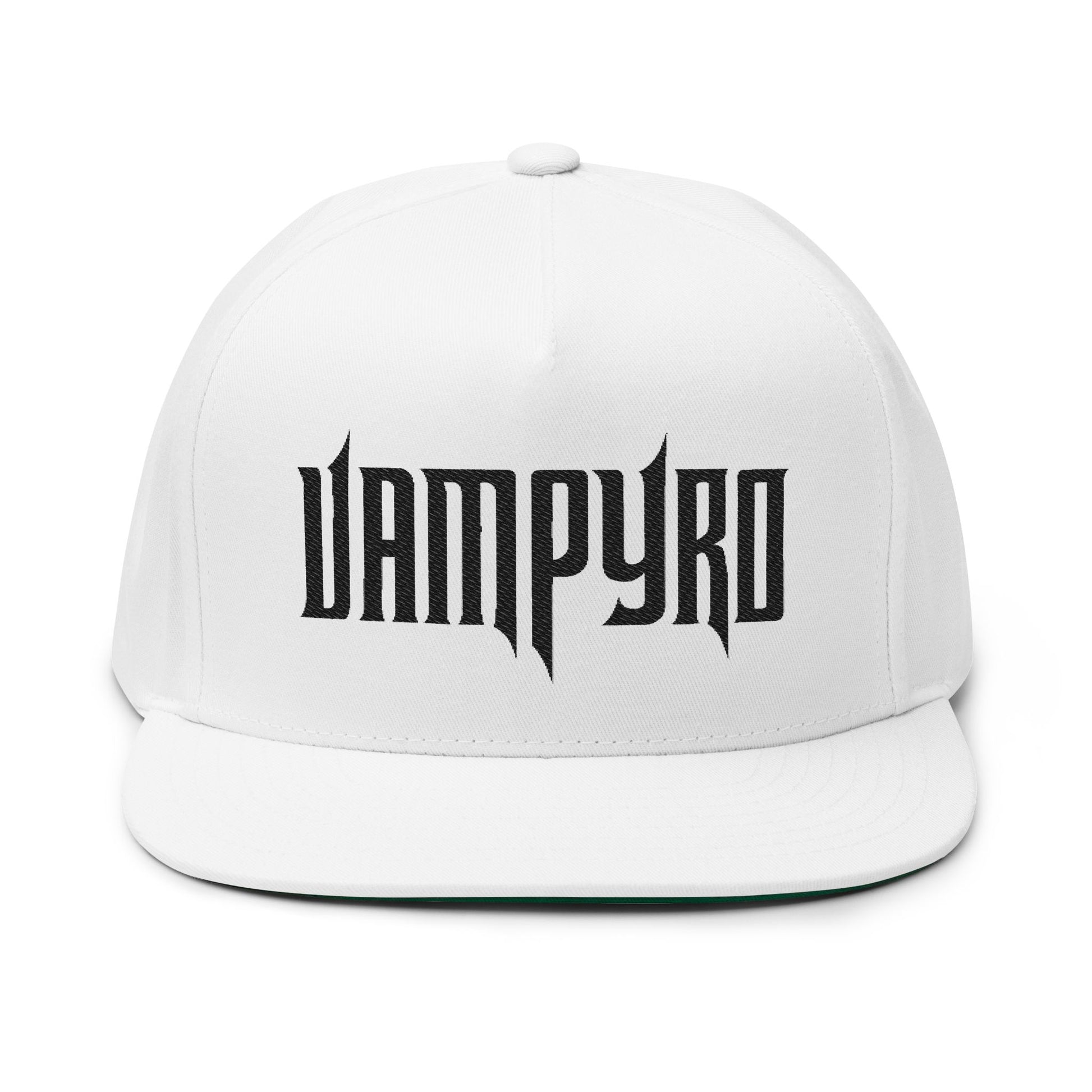 Vampyro Flat Bill Cap - Trendy Streetwear Hat for Urban Style, Perfect for Festivals, Outdoor Events, and Everyday Wear, Adjustable Cap