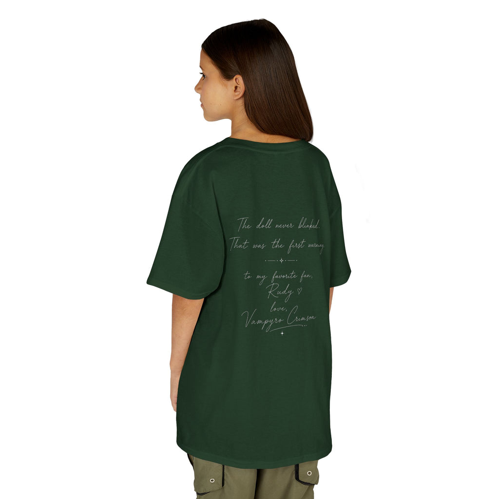 Vampyro Crimson – Haunted Music Box Kids Gothic Horror T-Shirt