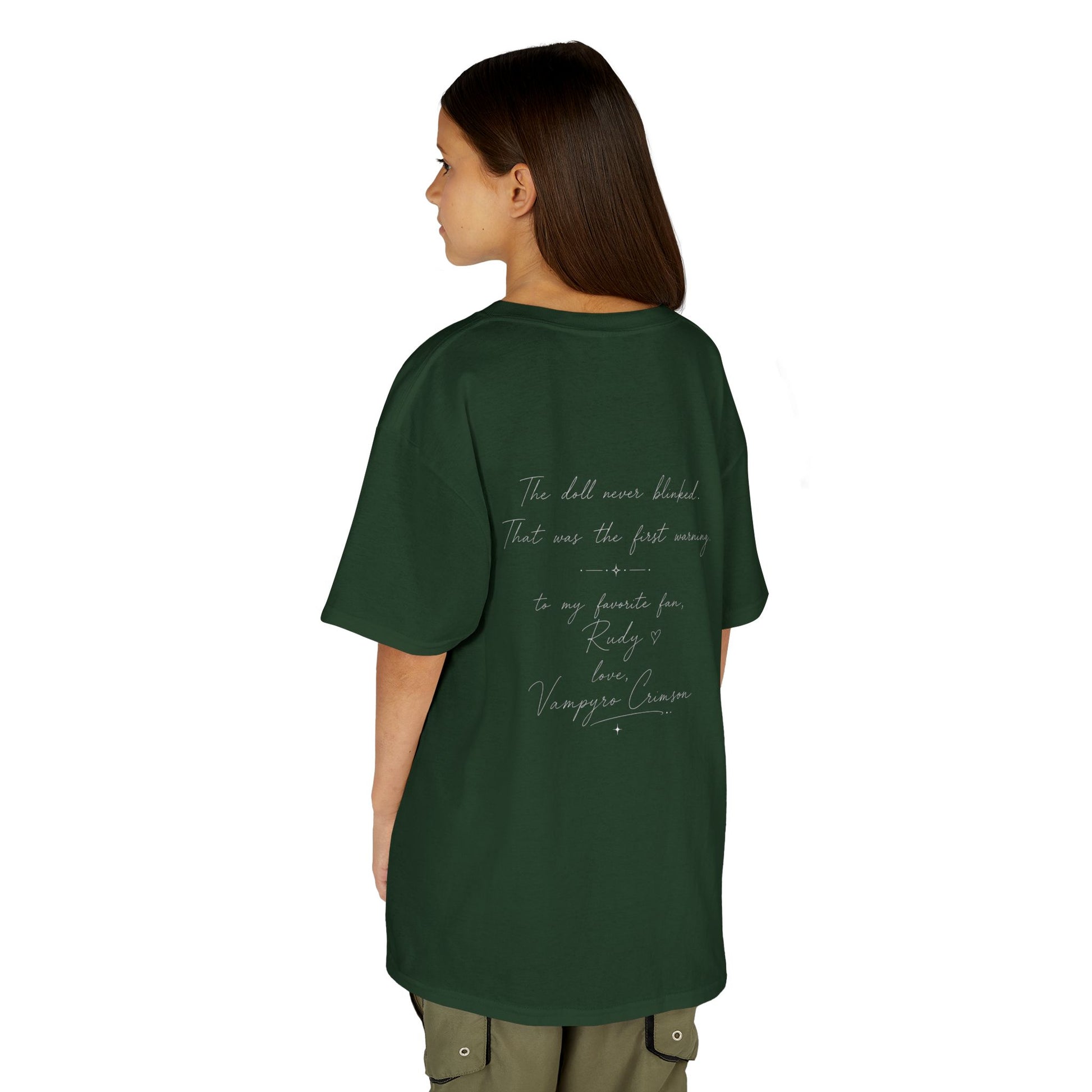 Vampyro Crimson – Haunted Music Box Kids Gothic Horror T-Shirt