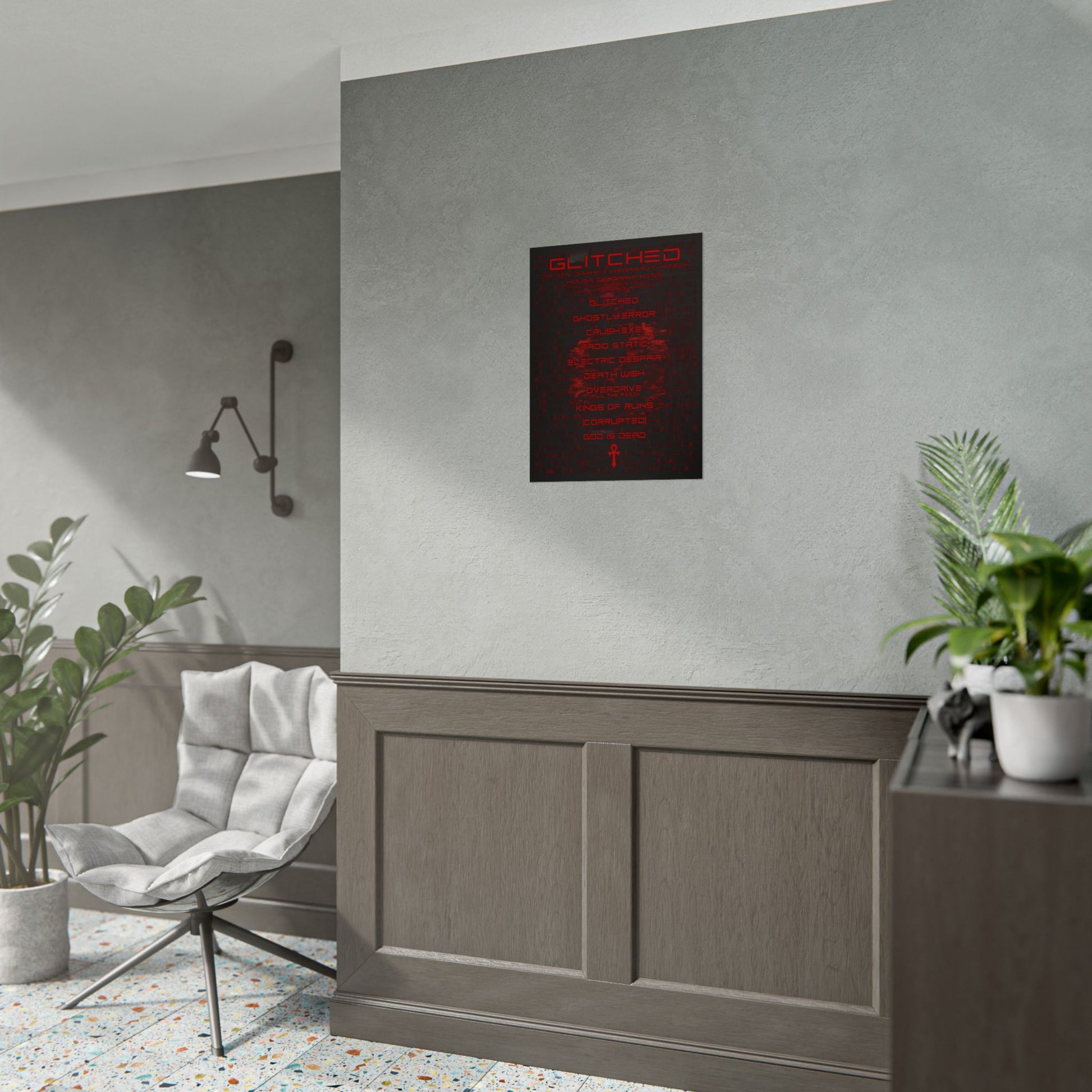 GLITCHED Music Poster