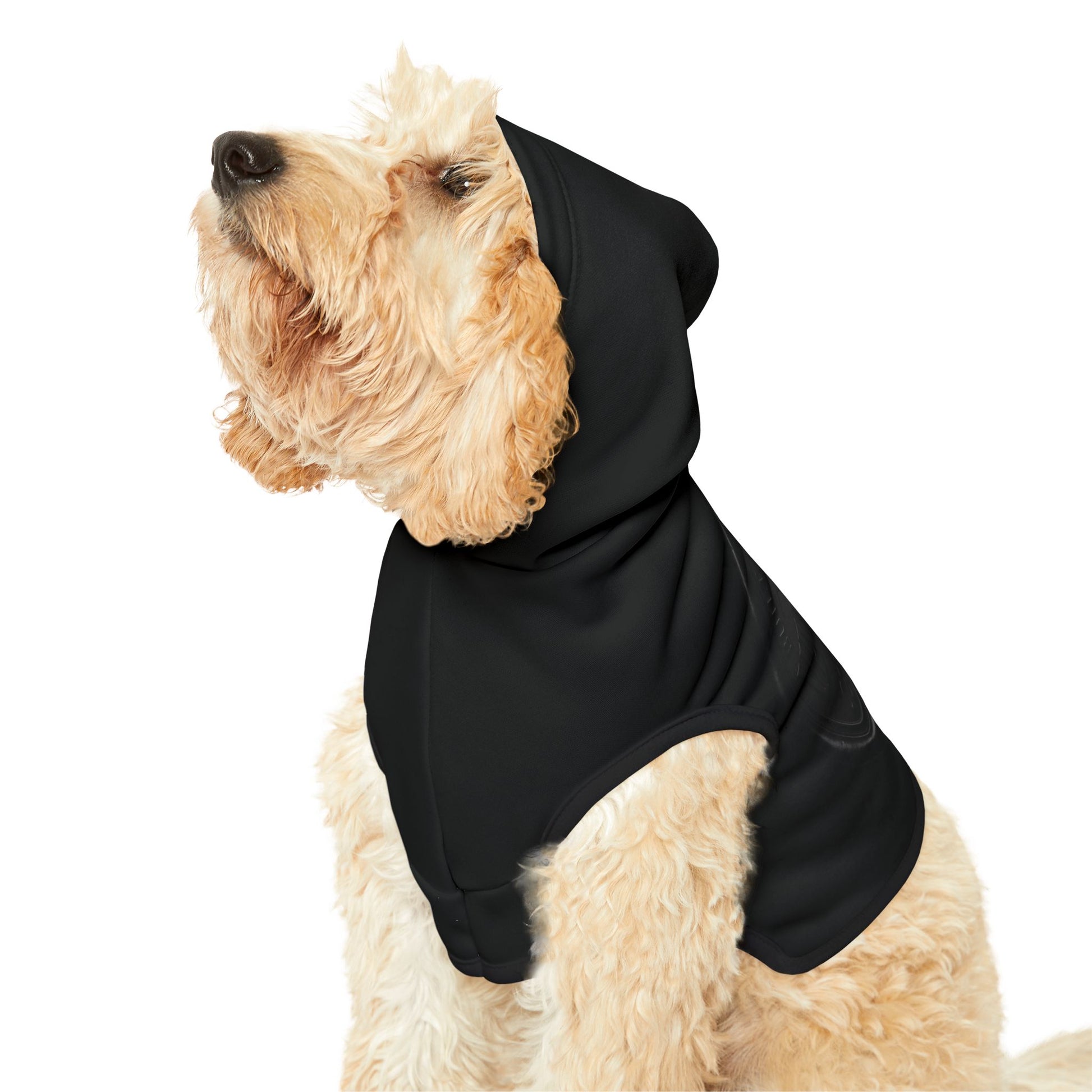Vampyro Crimson Built for The Night Certified Black Pet Hoodie — Lightweight Hooded Dog & Cat Sweater
