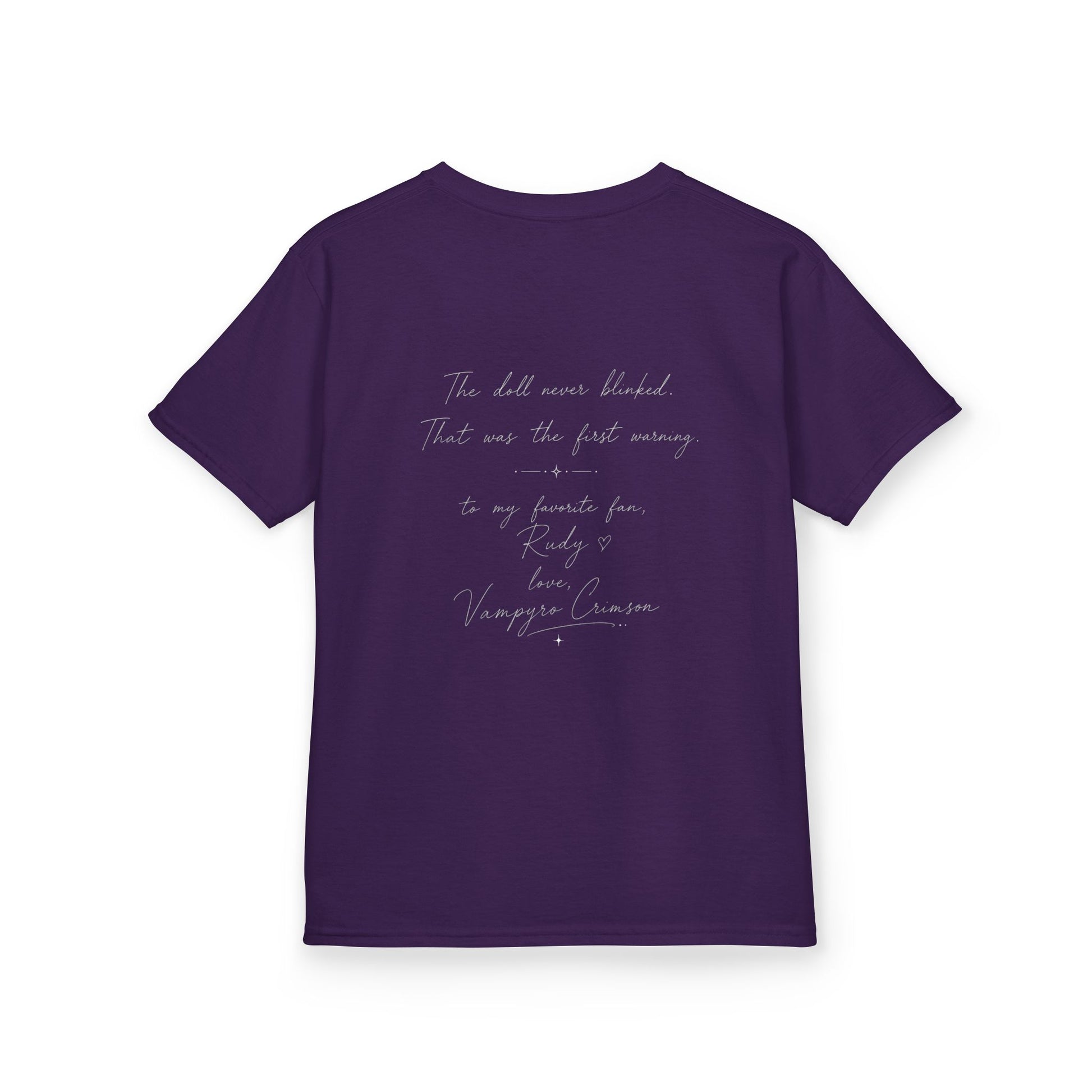 Vampyro Crimson – Haunted Music Box Kids Gothic Horror T-Shirt