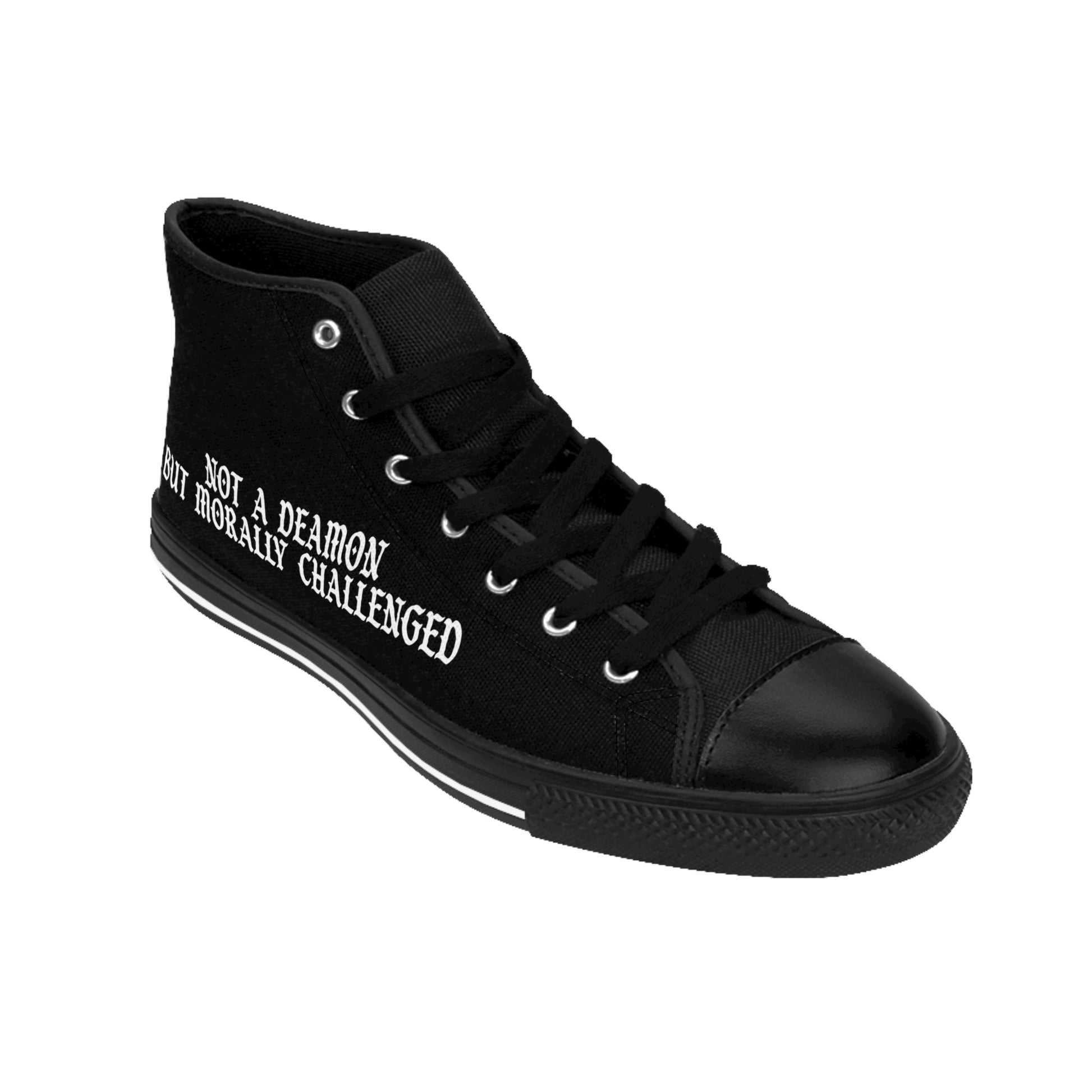 Not a Demon but Morally Challenged High Top Sneakers