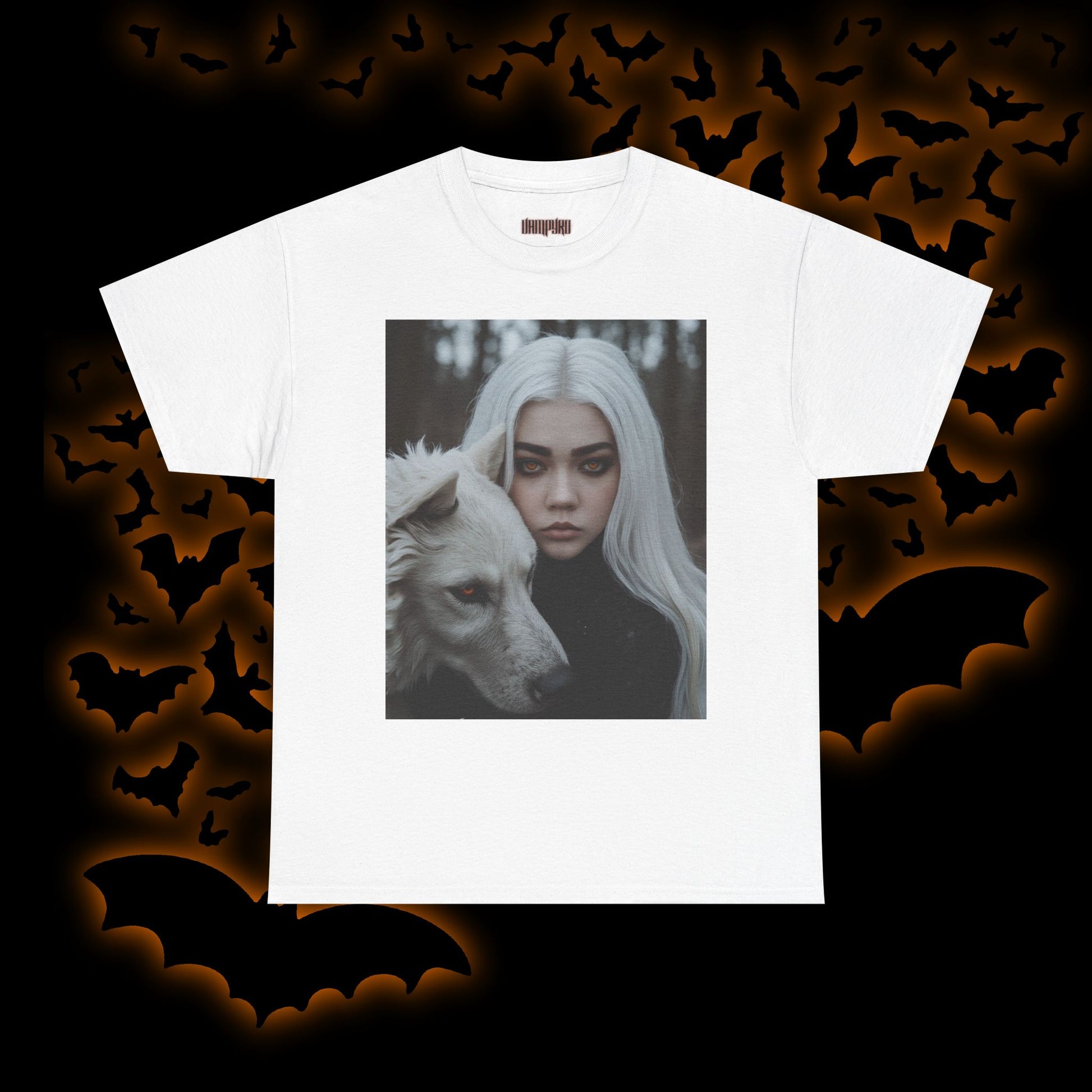 Vampyro Crimson Autographed Tee, Unisex Graphic T-Shirt, Boho Fashion, Animal Lover Gift, Unique Statement Apparel, Gift for Nature Enthusiasts