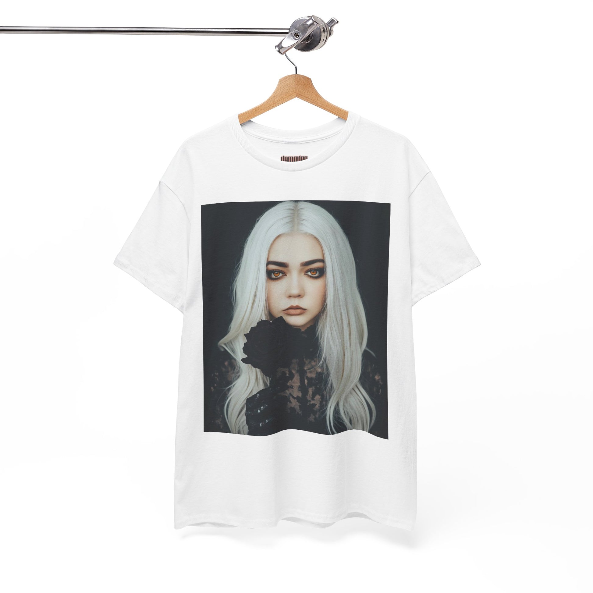 Digitally Autographed Vampyro Crimson Gothic Art Unisex Tee, Halloween Shirt, Alternative Fashion, Spooky Graphic Tee, Witchy Aesthetic Clothing, Edgy Outfit Idea