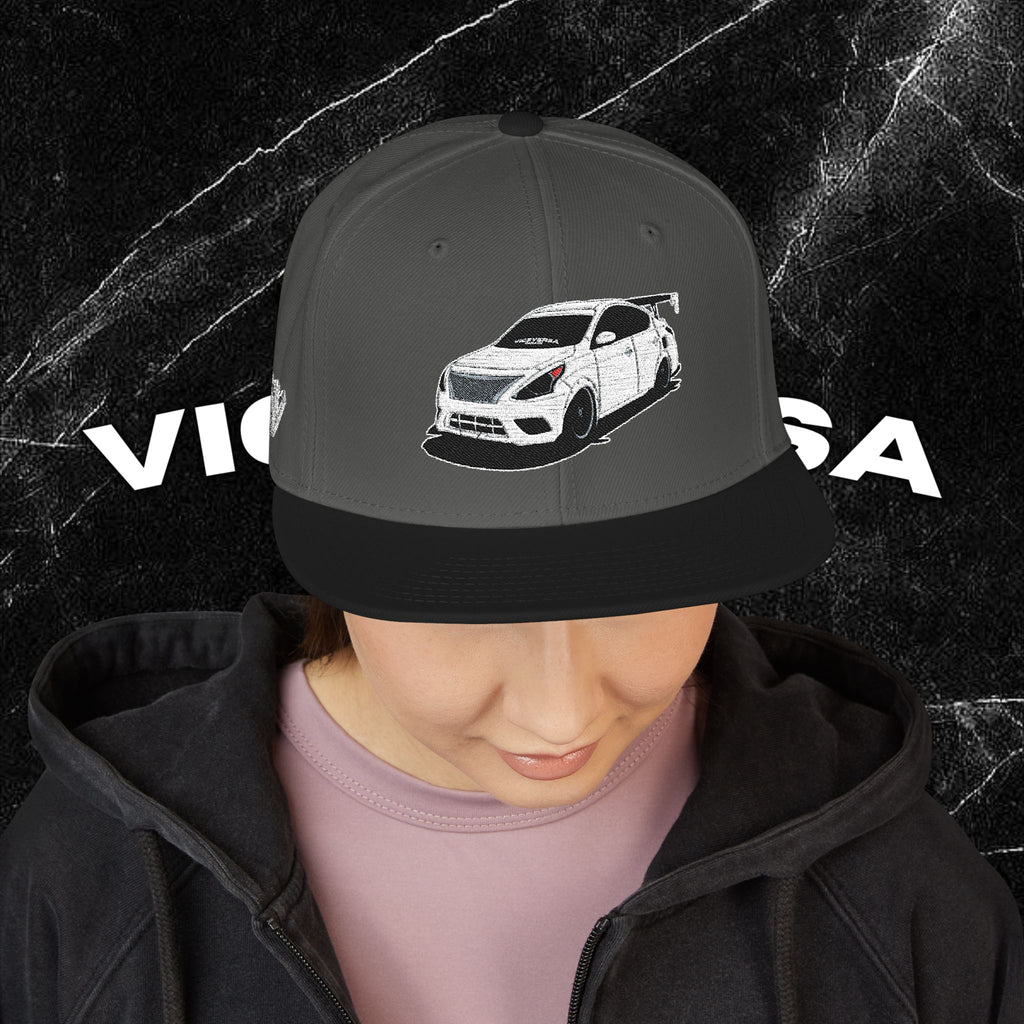 Embroidered Diamond Versa Snapback