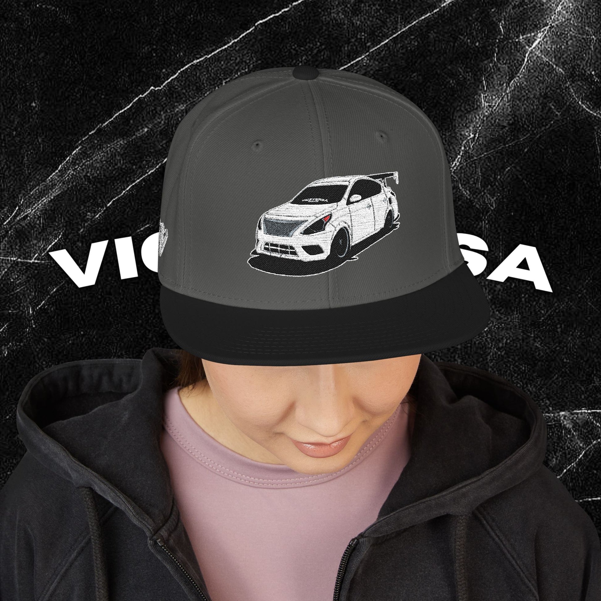 Embroidered Diamond Versa Snapback