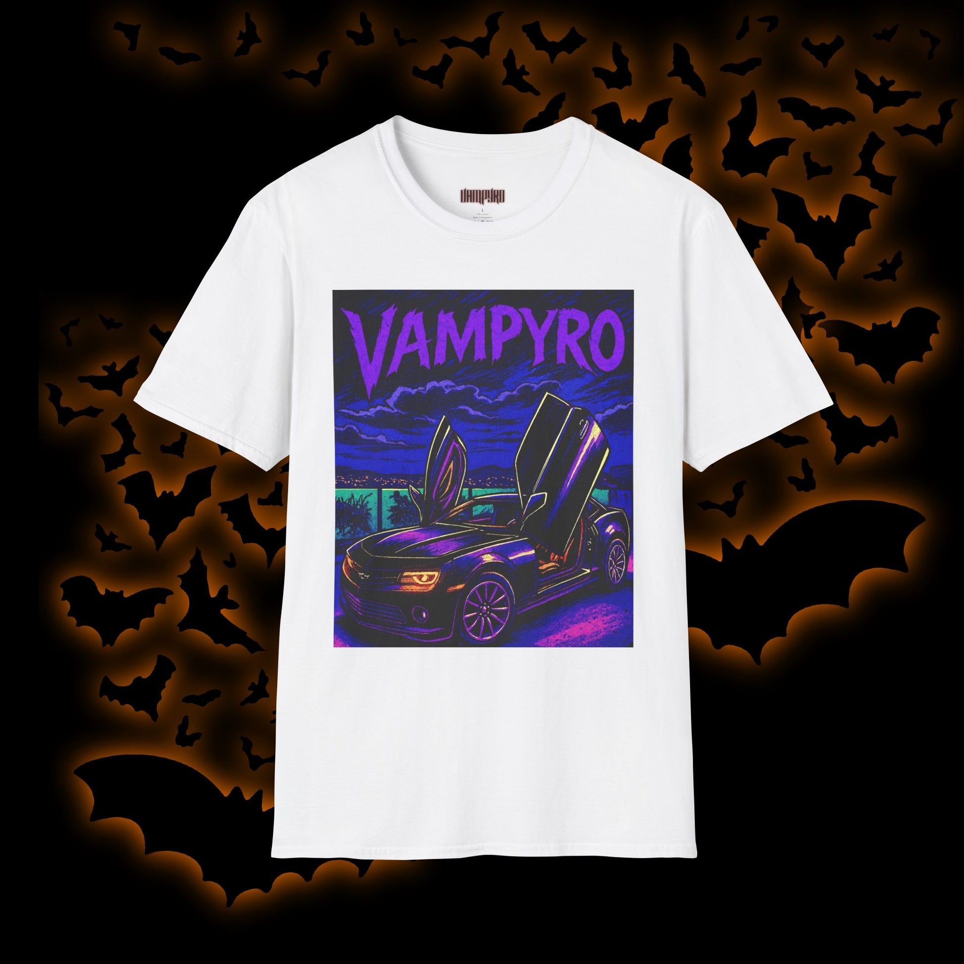 Vampyro Camaro Collectors T-Shirt, Graphic Tee for Car Lovers, Unisex T-Shirt, Retro Car Apparel, Gift for Auto Enthusiasts