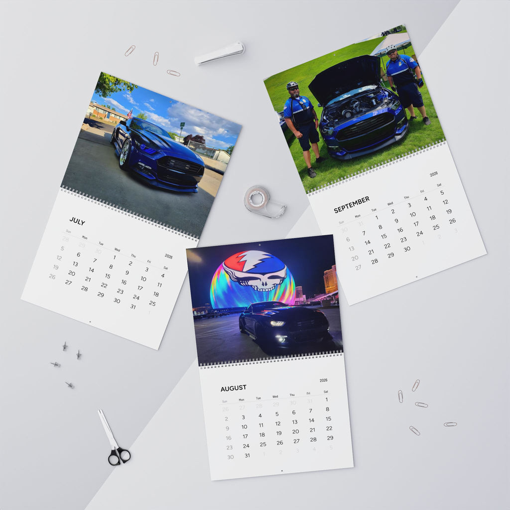 2026 Diablo Azul Wall Calendar — Monthly Automotive Photography Calendar