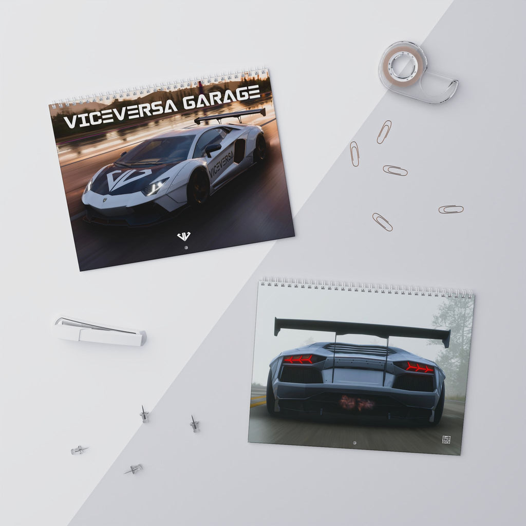ViceVersa Garage Wall Calendar 2026 for Car Enthusiast