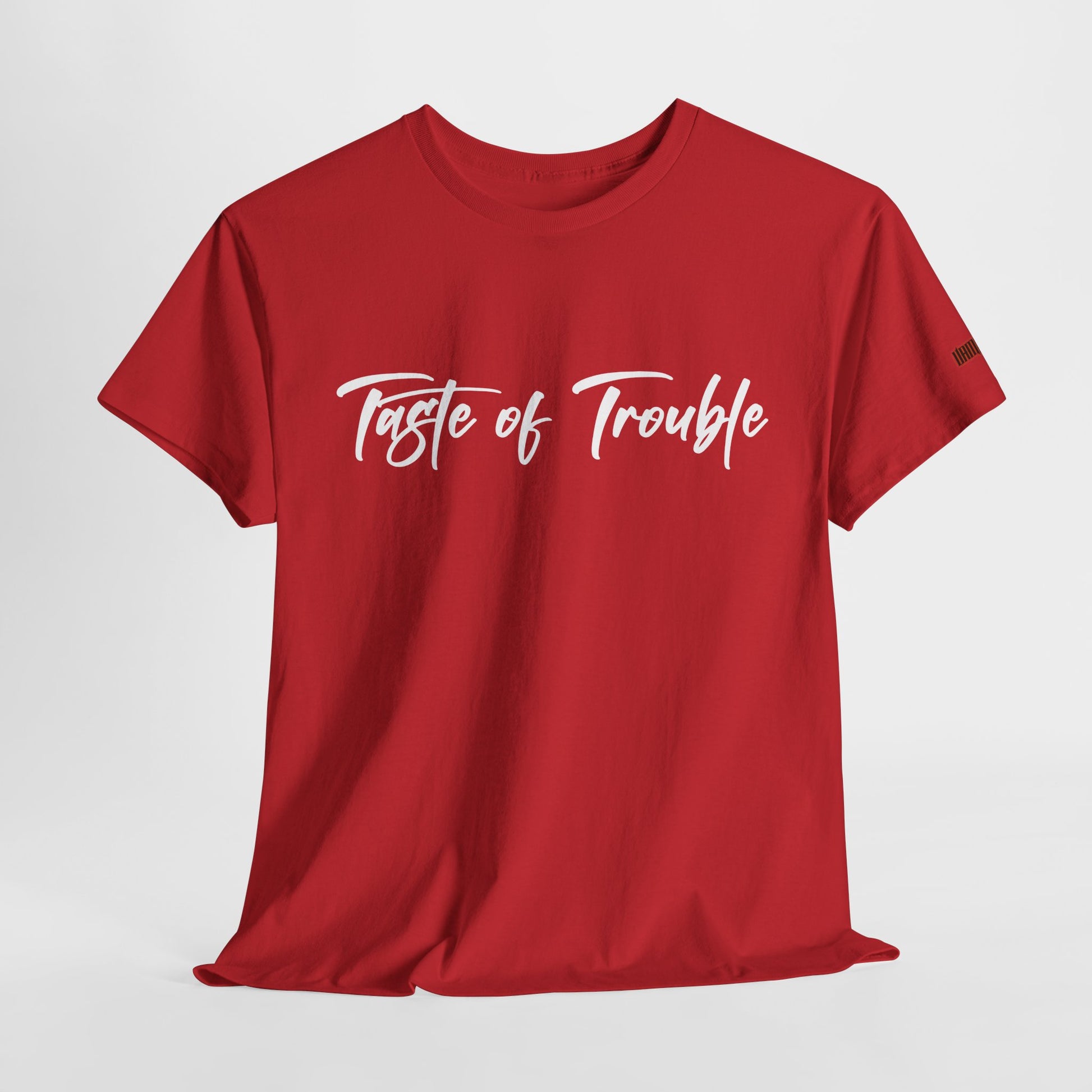 Taste of Trouble Vampyro Crimson Lyrics Unisex Heavy Cotton Tee - Casual Comfort, Everyday Wear, Gift for Friends, Stylish Casual Tee, Versatile Fashion