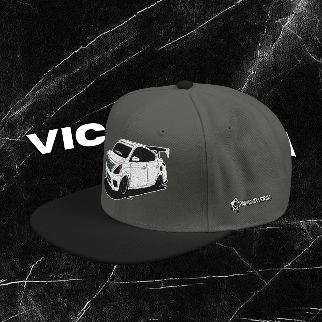 Embroidered Diamond Versa Snapback