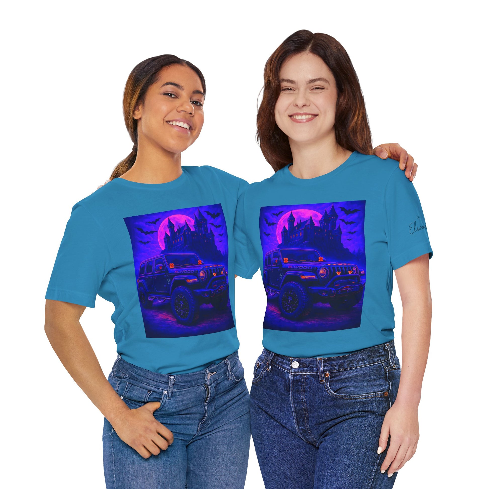 Elwood Jeep Adventure Tee - Perfect for Halloween, Road Trips, Outdoor Enthusiasts, Gift for Him or Her, Jeep Lovers, Casual Style