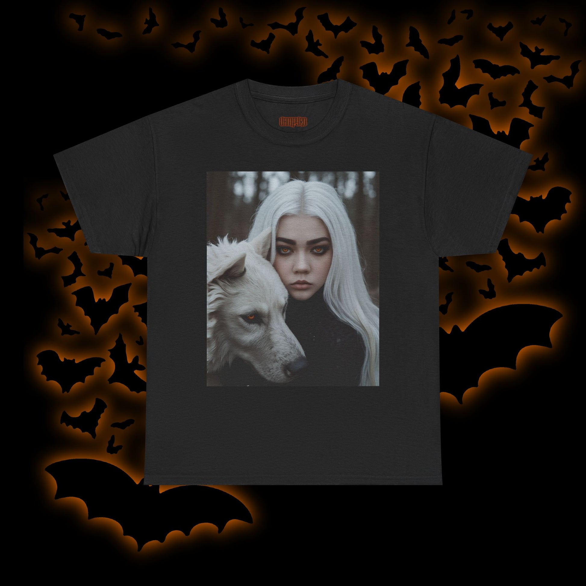 Vampyro Crimson Autographed Tee, Unisex Graphic T-Shirt, Boho Fashion, Animal Lover Gift, Unique Statement Apparel, Gift for Nature Enthusiasts