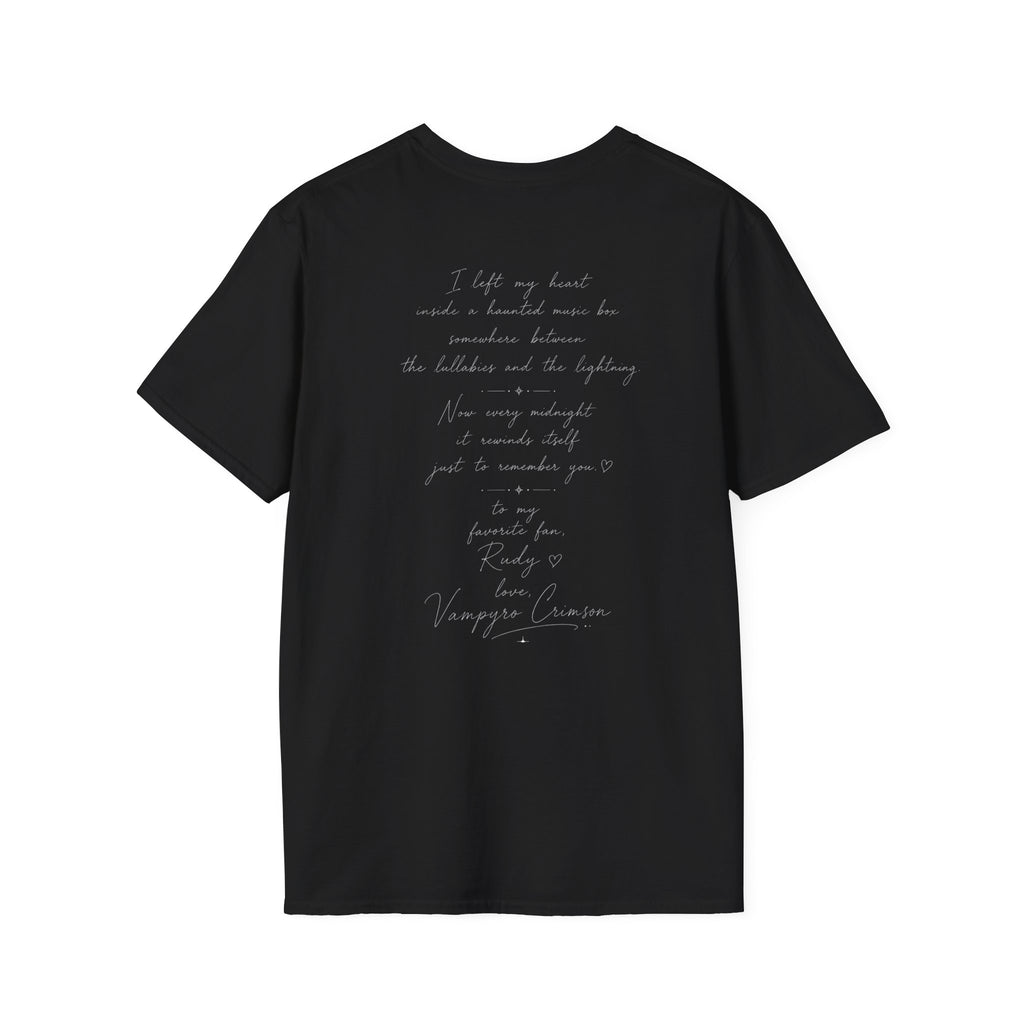 Vampyro Crimson “Haunted Music Box” Official Adult Tee – Gothic Doll Edition