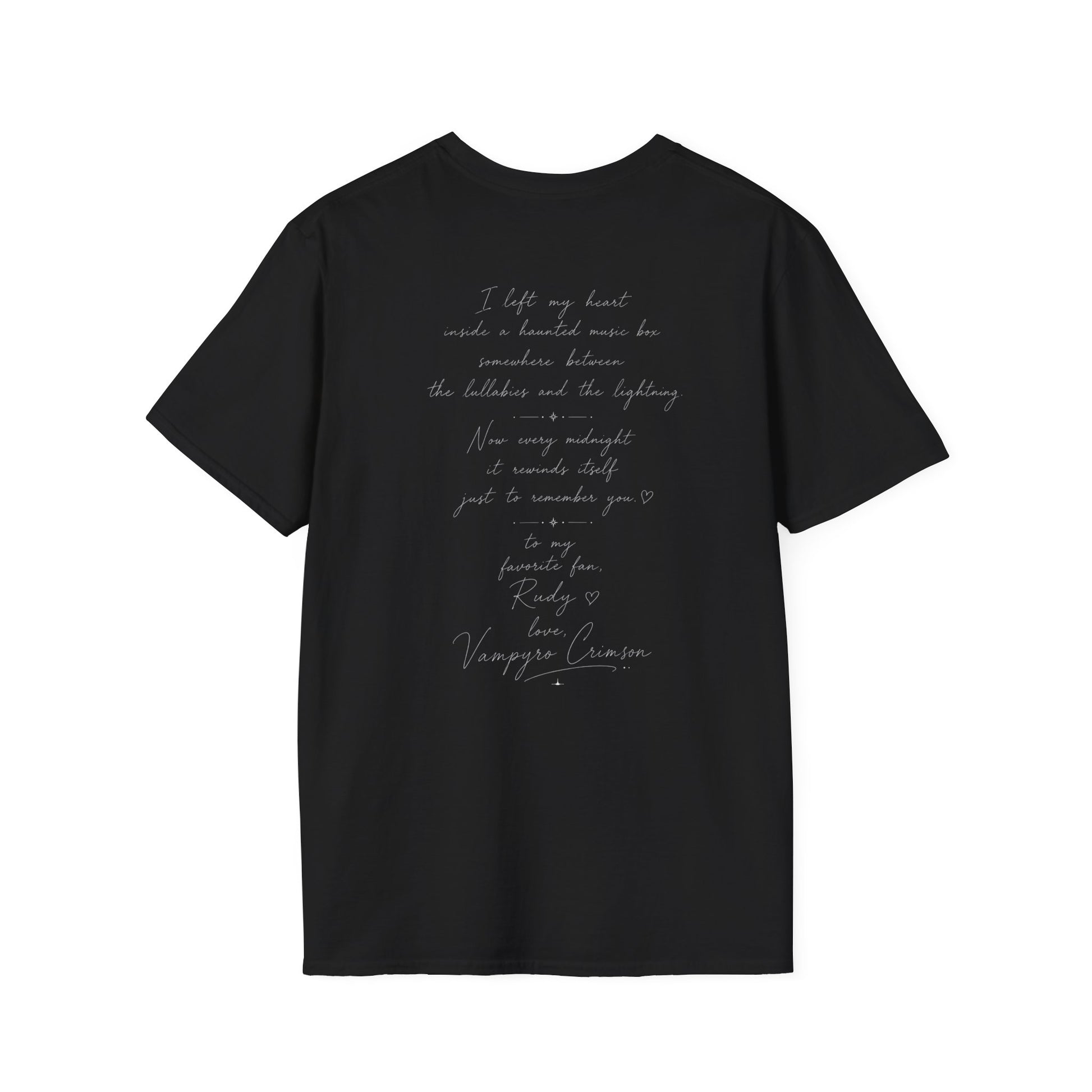 Vampyro Crimson “Haunted Music Box” Official Adult Tee – Gothic Doll Edition