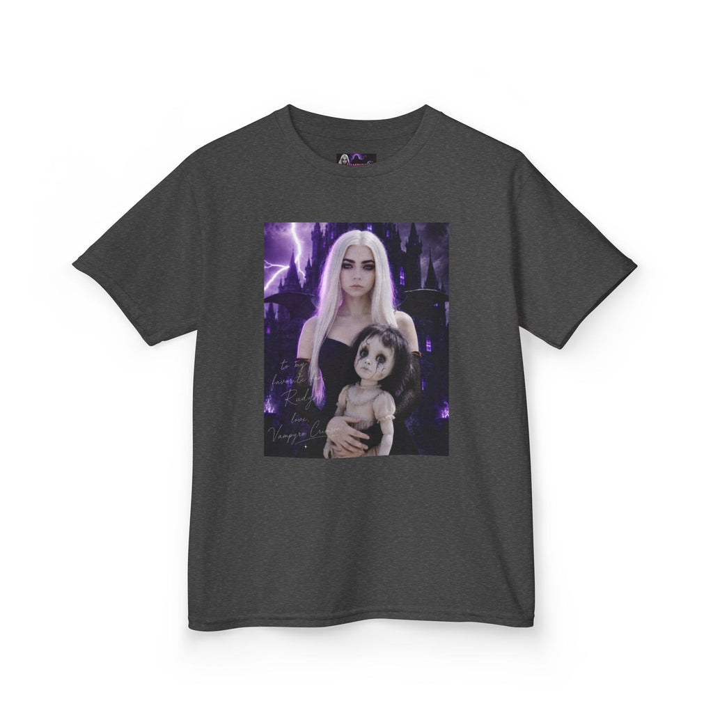 Vampyro Crimson “Haunted Music Box” Official Kids Tee – Gothic Doll Edition
