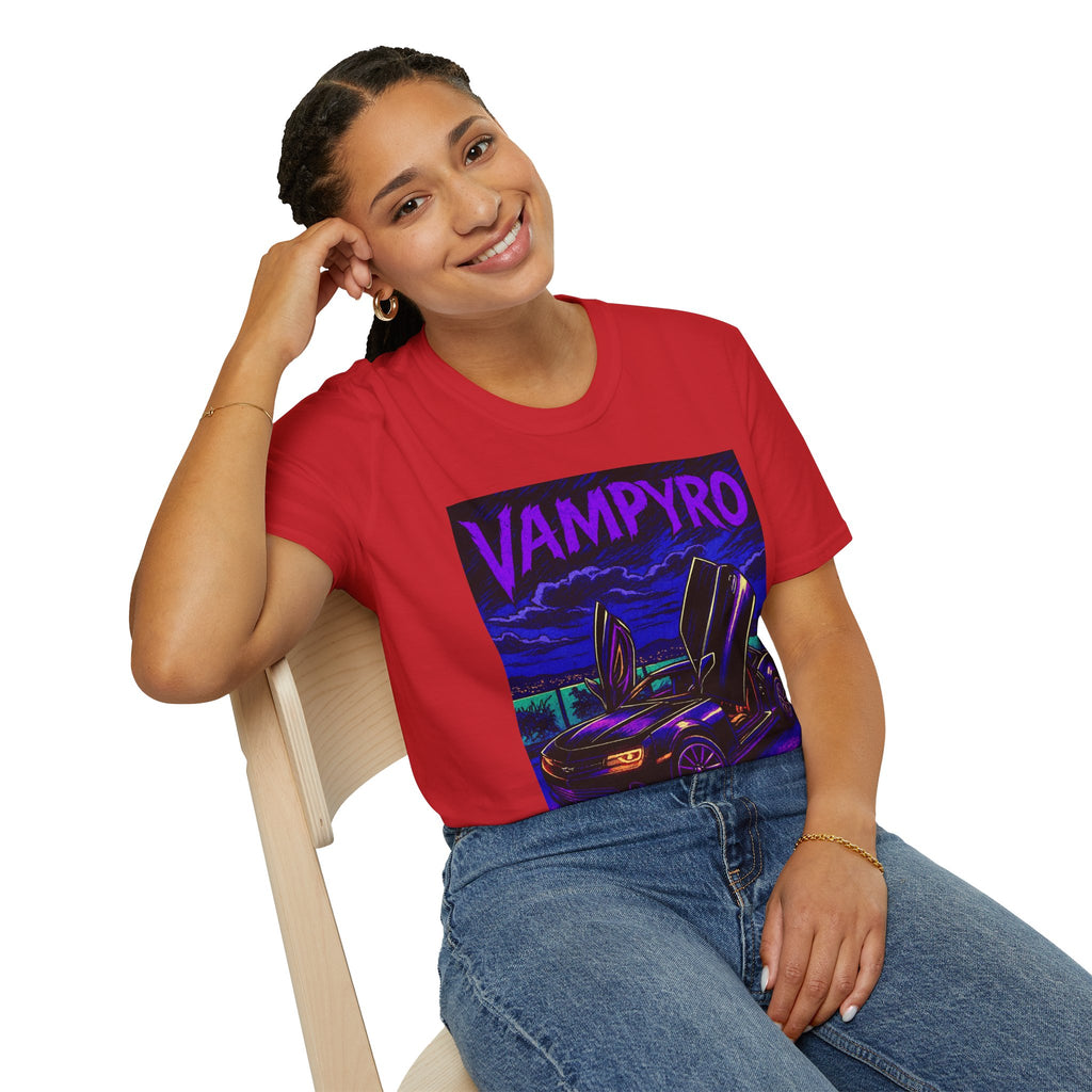 Vampyro Camaro Collectors T-Shirt, Graphic Tee for Car Lovers, Unisex T-Shirt, Retro Car Apparel, Gift for Auto Enthusiasts