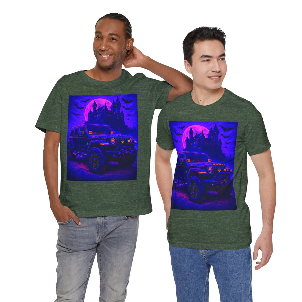 Elwood Jeep Adventure Tee - Perfect for Halloween, Road Trips, Outdoor Enthusiasts, Gift for Him or Her, Jeep Lovers, Casual Style