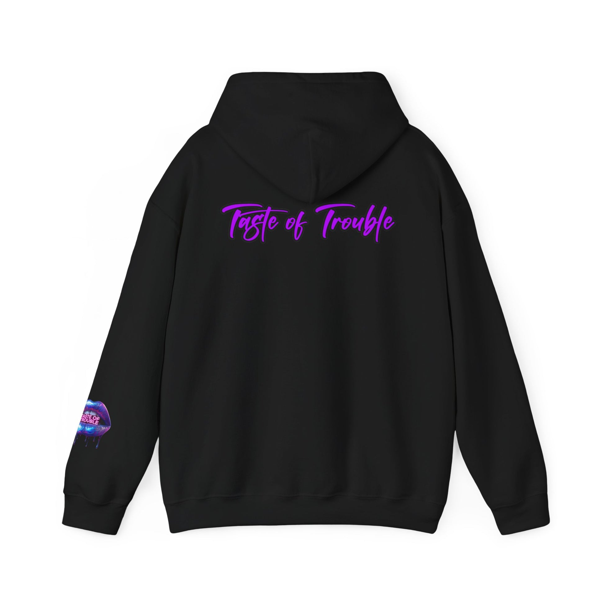 Taste of Trouble Inspirational Hoodie for Creative Souls, Motivational Sweatshirt, Unisex Heavy Blend, Modern Casual Wear, Gift for Artists, Trendy [...]