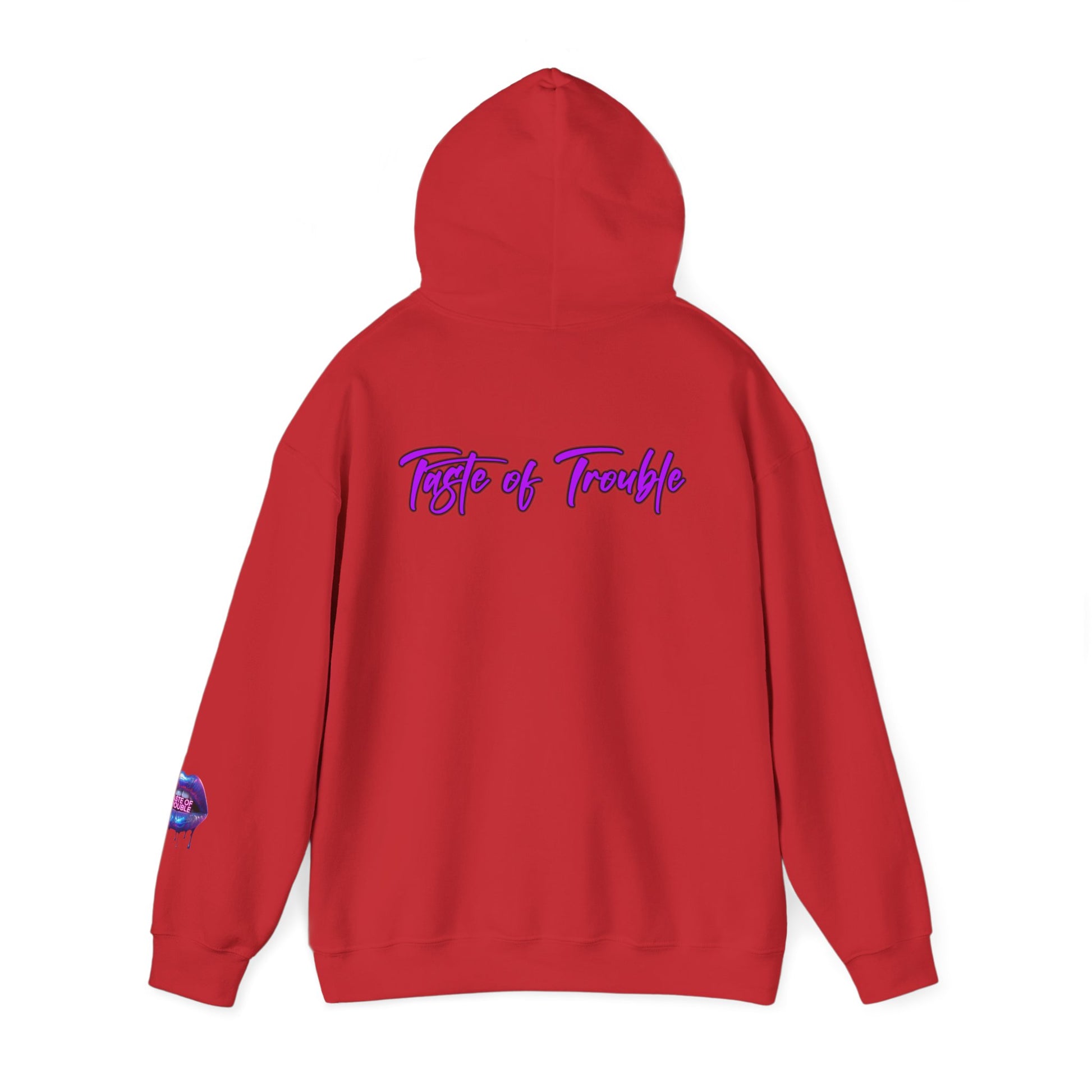 Taste of Trouble Inspirational Hoodie for Creative Souls, Motivational Sweatshirt, Unisex Heavy Blend, Modern Casual Wear, Gift for Artists, Trendy [...]