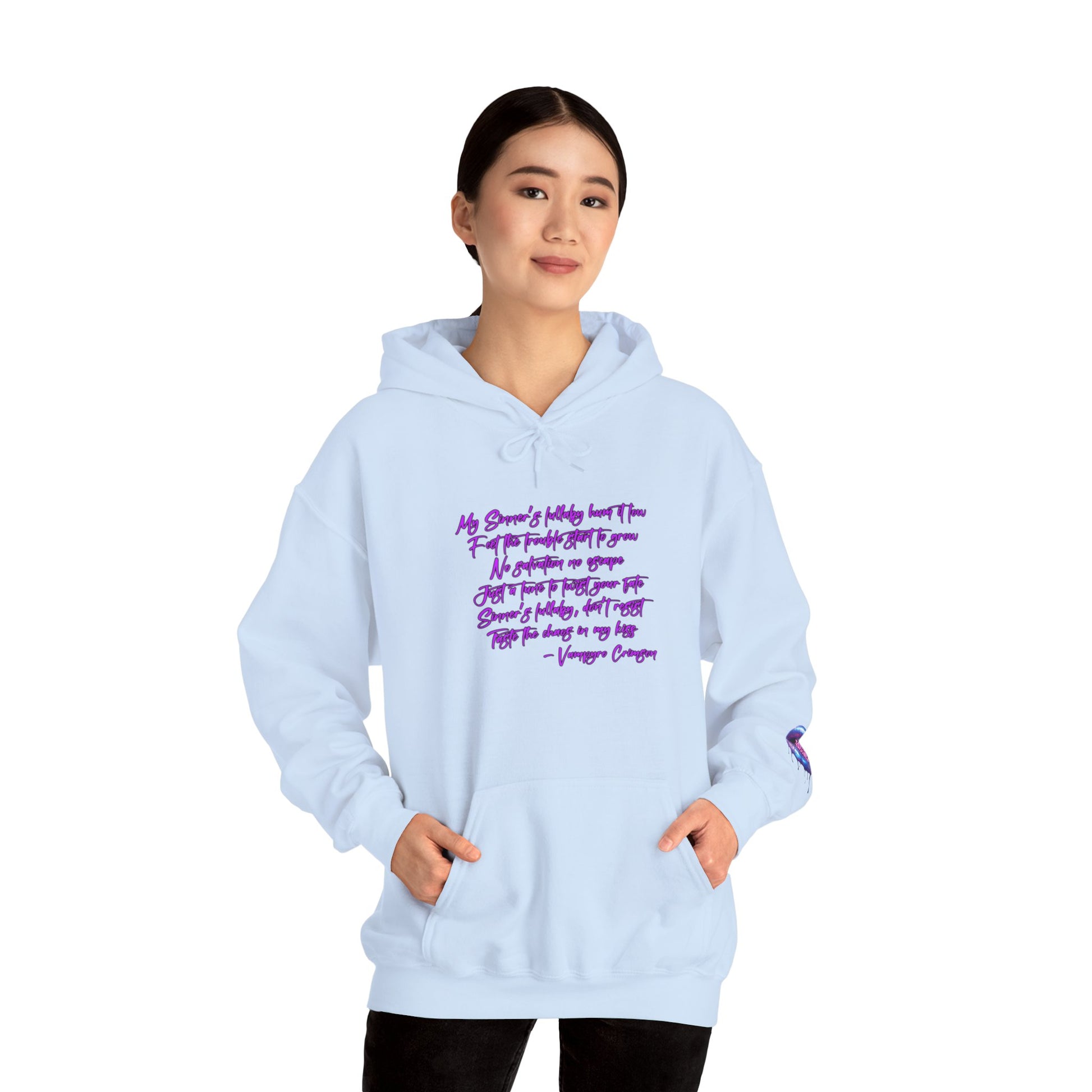 Taste of Trouble Inspirational Hoodie for Creative Souls, Motivational Sweatshirt, Unisex Heavy Blend, Modern Casual Wear, Gift for Artists, Trendy [...]