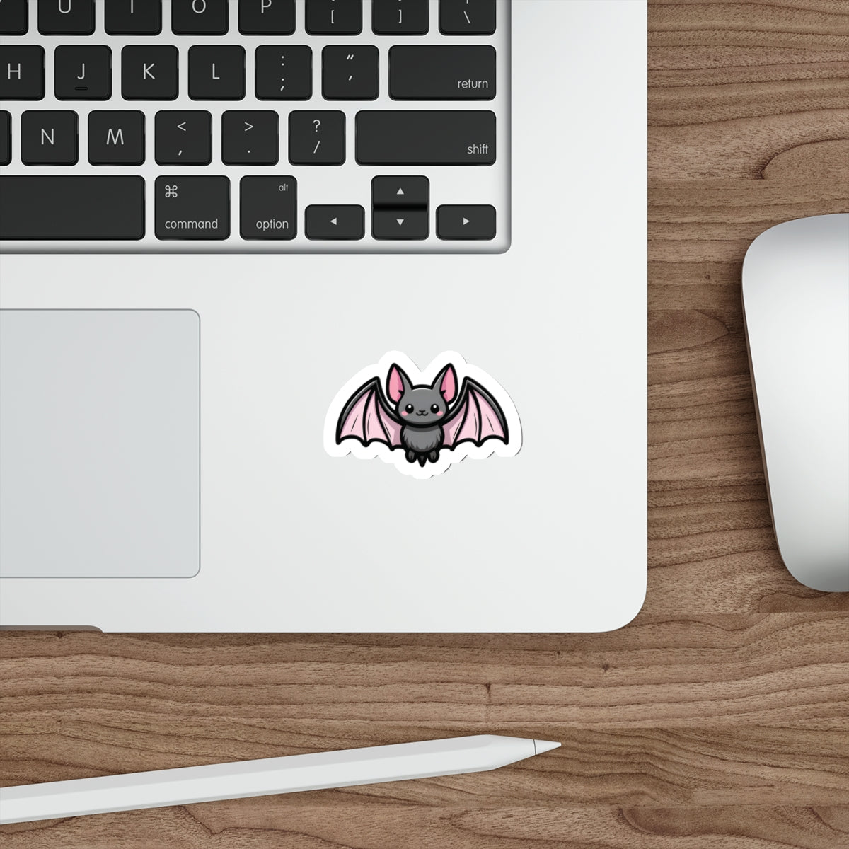Vampyro Crimson's Cute Bat Die-Cut Stickers, Halloween Decor, Laptop Accessories, Kawaii Bat Sticker, Gift for Animal Lovers, Party Favors