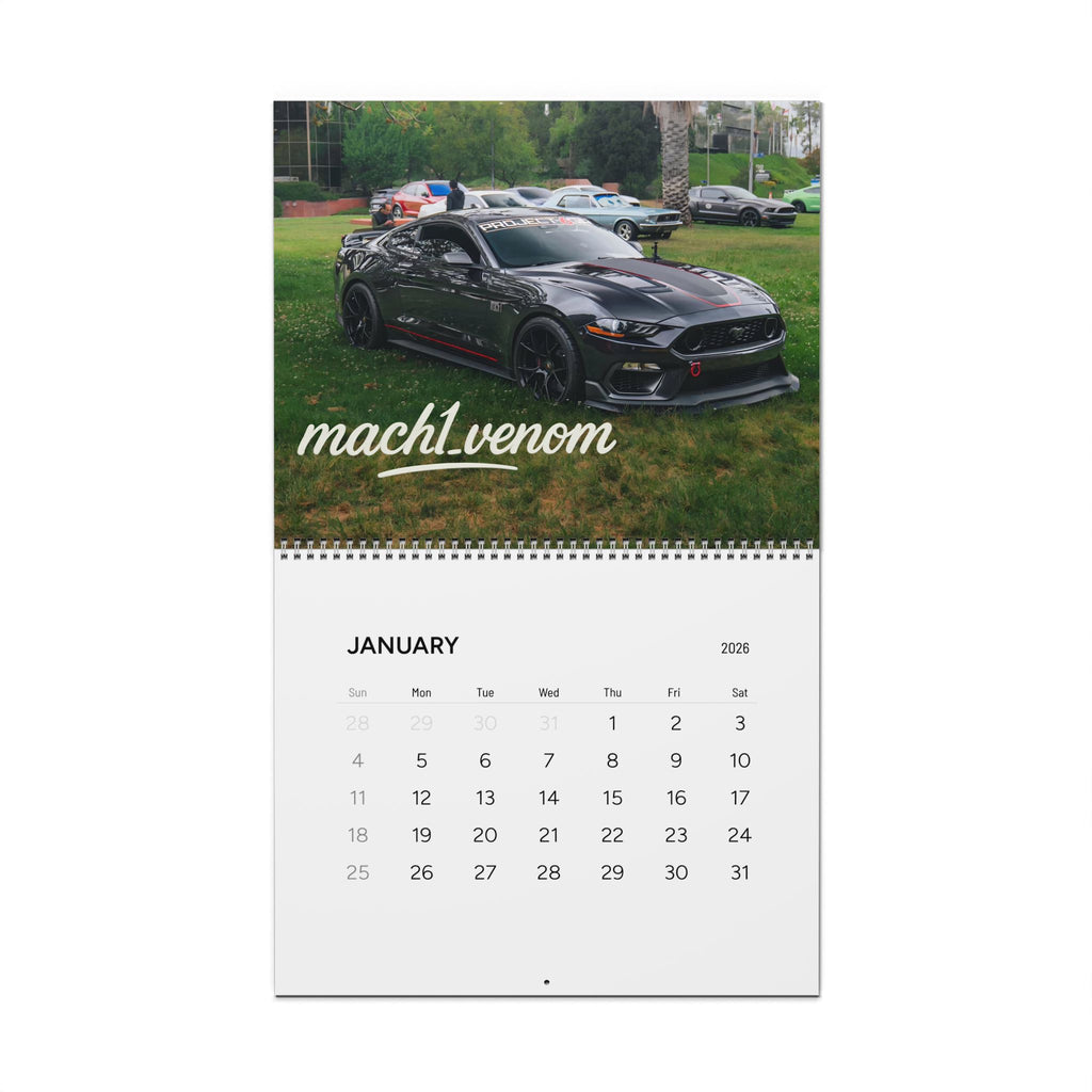 2026 Vampyro Street Royalty Edition THREE Wall Calendar — Monthly Classic Car Photos