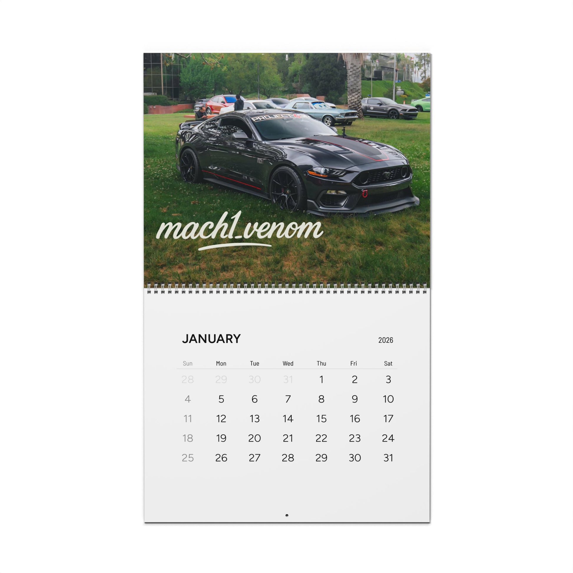 2026 Vampyro Street Royalty Edition THREE Wall Calendar — Monthly Classic Car Photos