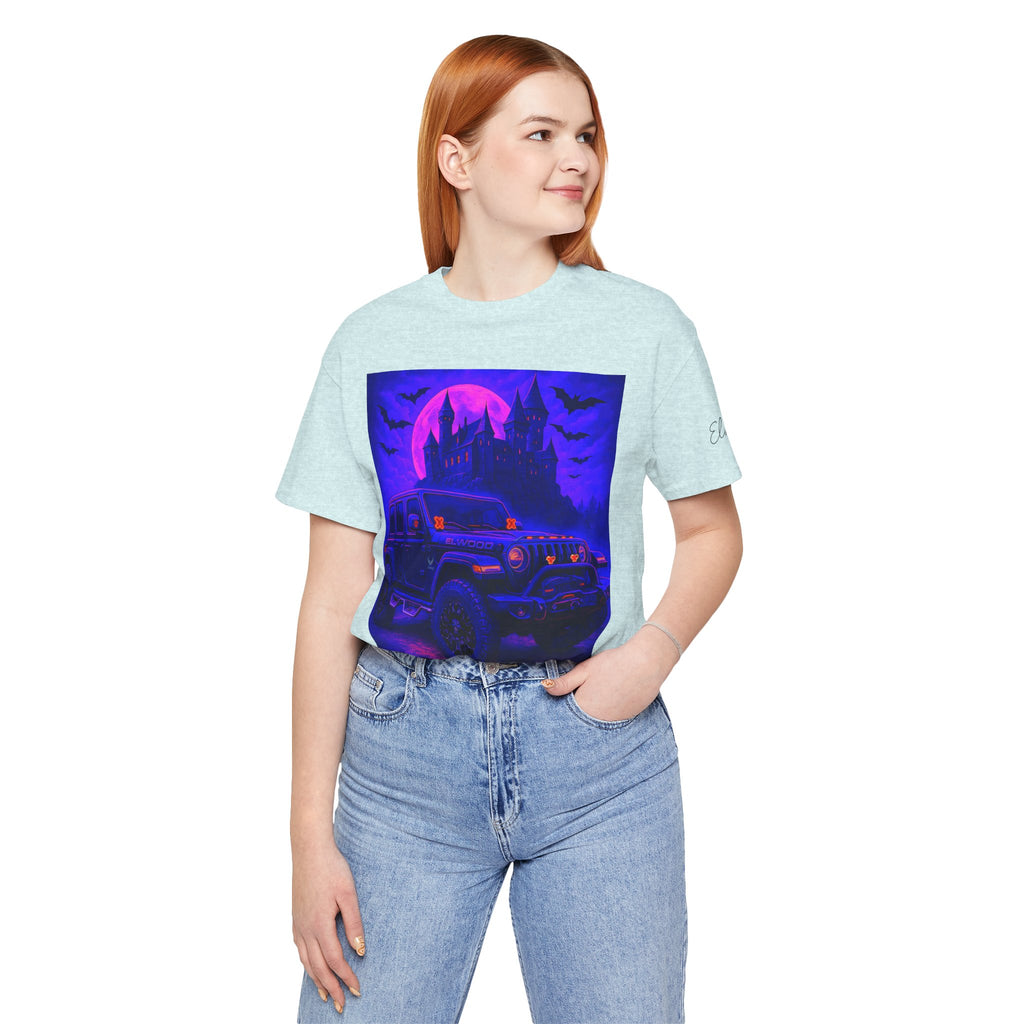 Elwood Jeep Adventure Tee - Perfect for Halloween, Road Trips, Outdoor Enthusiasts, Gift for Him or Her, Jeep Lovers, Casual Style