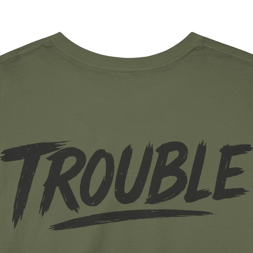 Trouble Retro Trouble Graphic Tee, Unisex Cotton T-Shirt, Cool Streetwear Shirt, Casual Summer Tee, Gift for Car Lovers