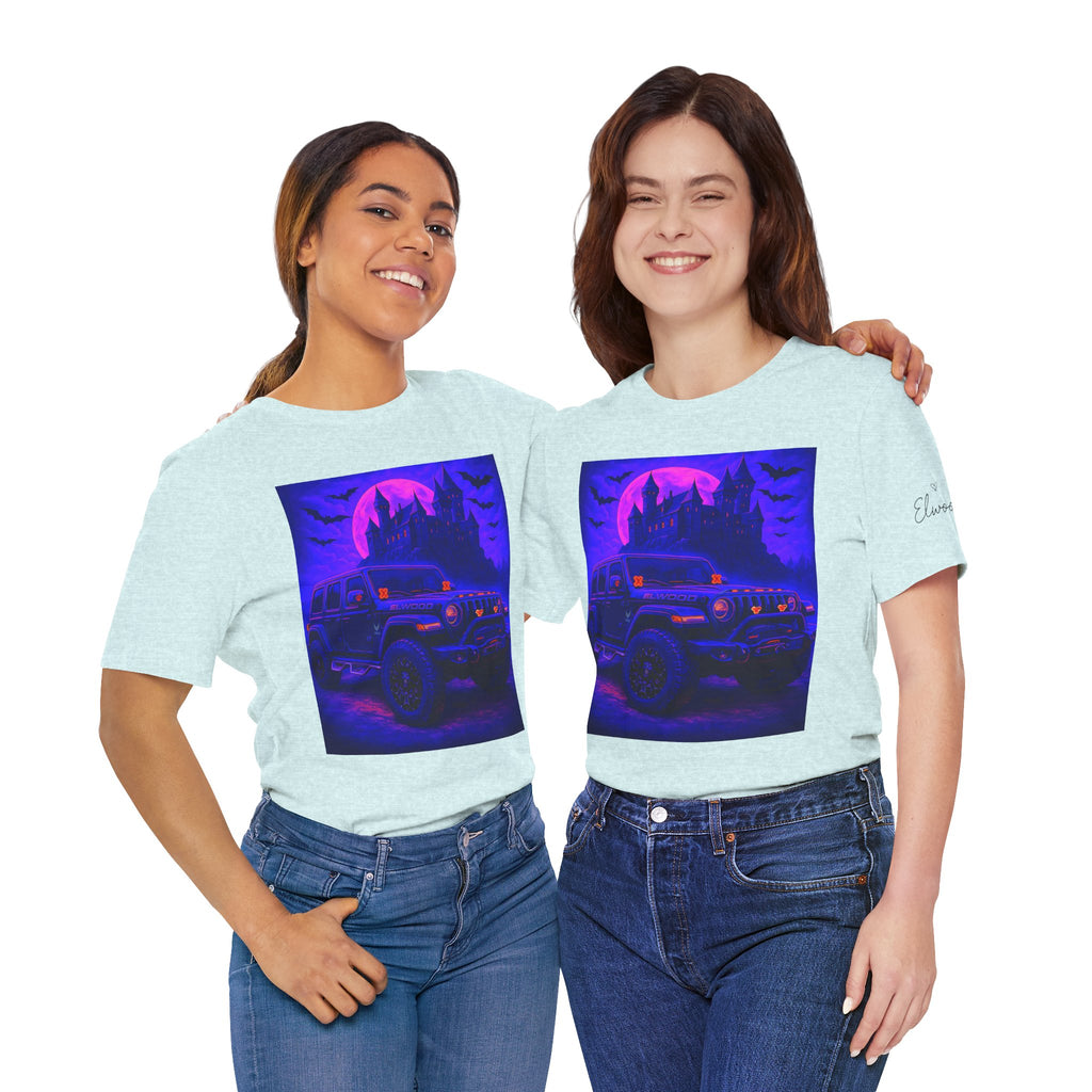 Elwood Jeep Adventure Tee - Perfect for Halloween, Road Trips, Outdoor Enthusiasts, Gift for Him or Her, Jeep Lovers, Casual Style