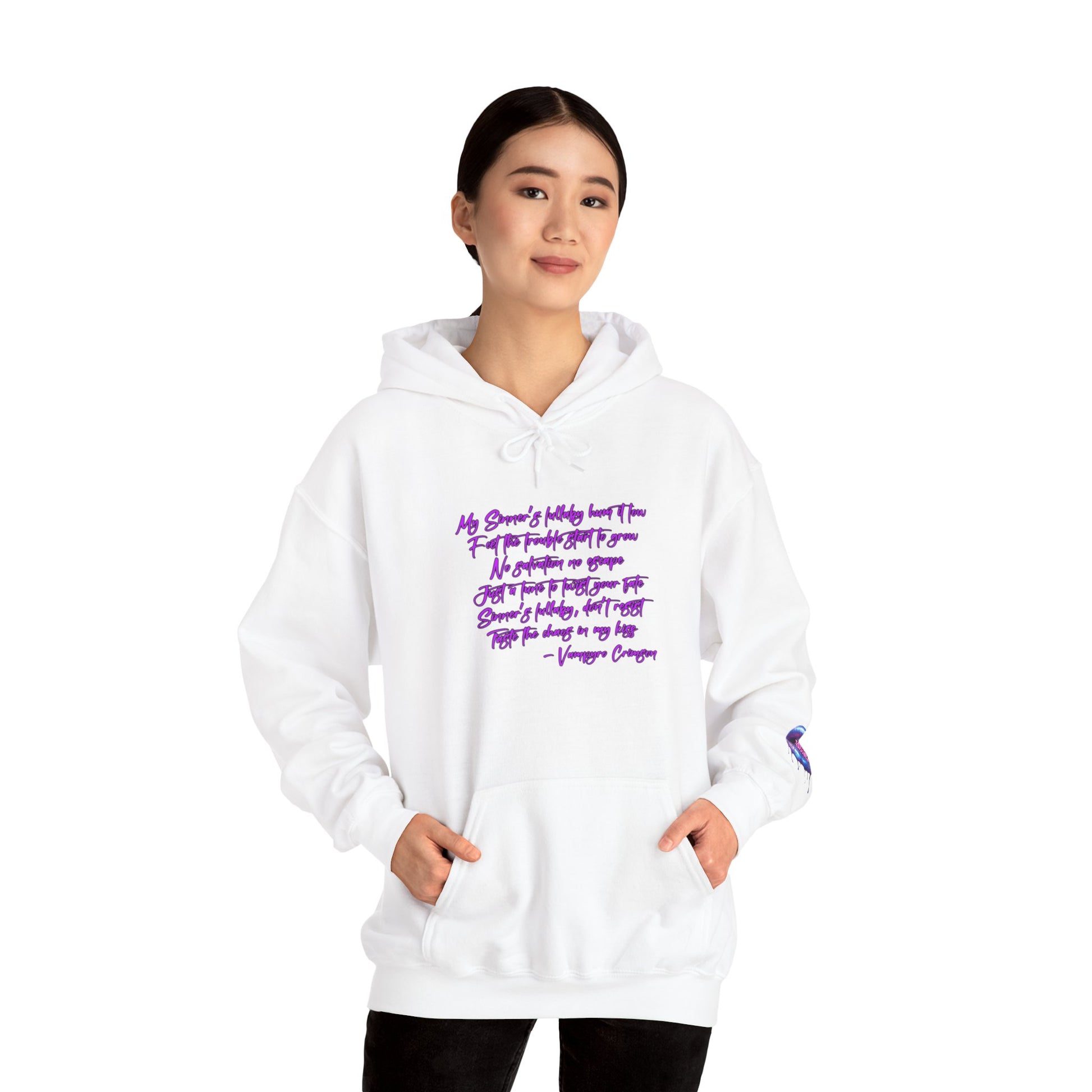 Taste of Trouble Inspirational Hoodie for Creative Souls, Motivational Sweatshirt, Unisex Heavy Blend, Modern Casual Wear, Gift for Artists, Trendy [...]