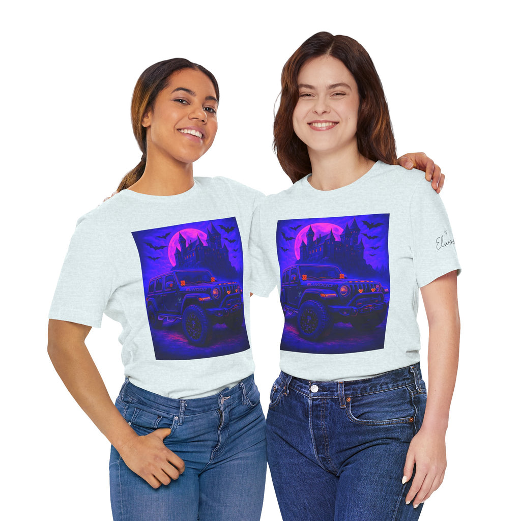 Elwood Jeep Adventure Tee - Perfect for Halloween, Road Trips, Outdoor Enthusiasts, Gift for Him or Her, Jeep Lovers, Casual Style