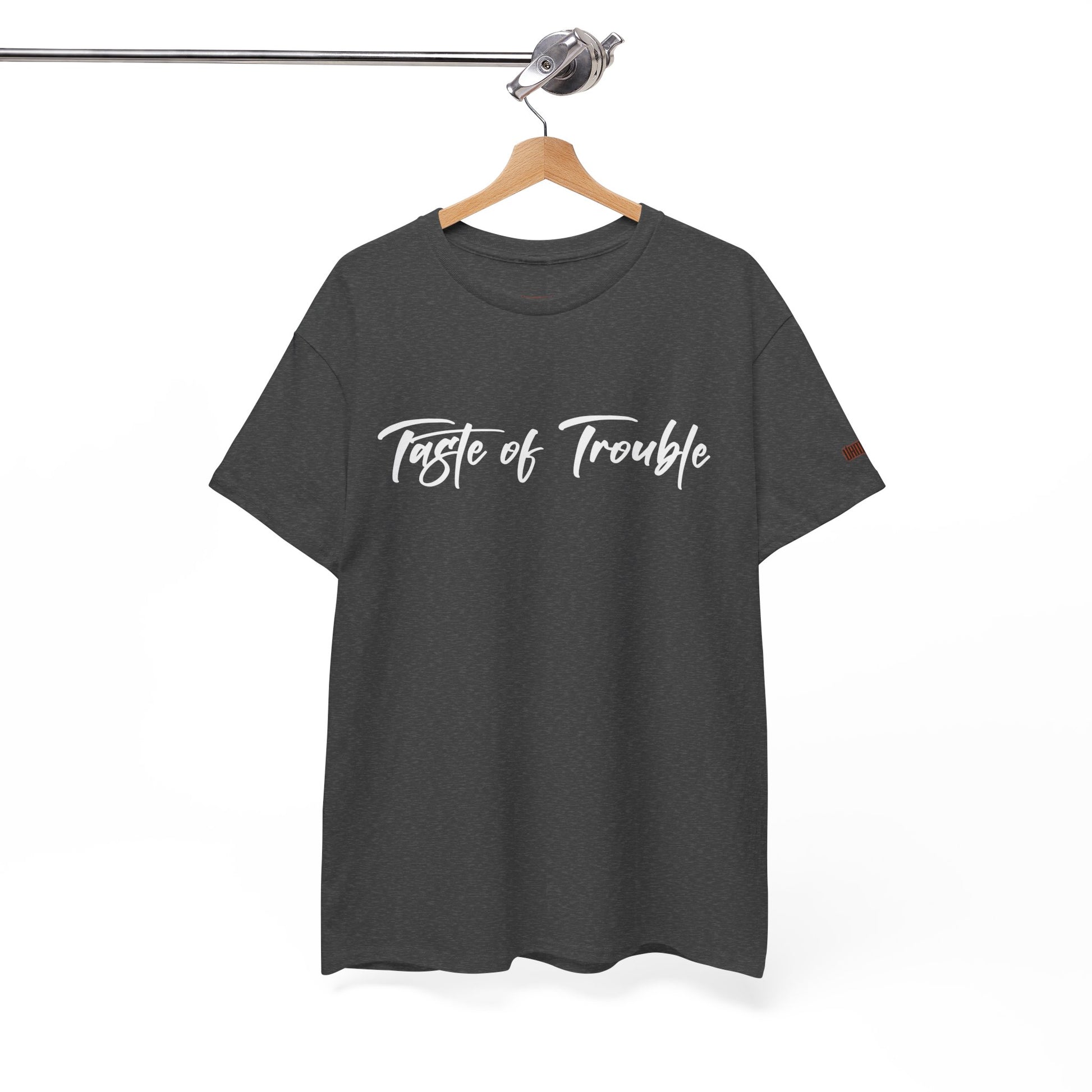 Taste of Trouble Vampyro Crimson Lyrics Unisex Heavy Cotton Tee - Casual Comfort, Everyday Wear, Gift for Friends, Stylish Casual Tee, Versatile Fashion