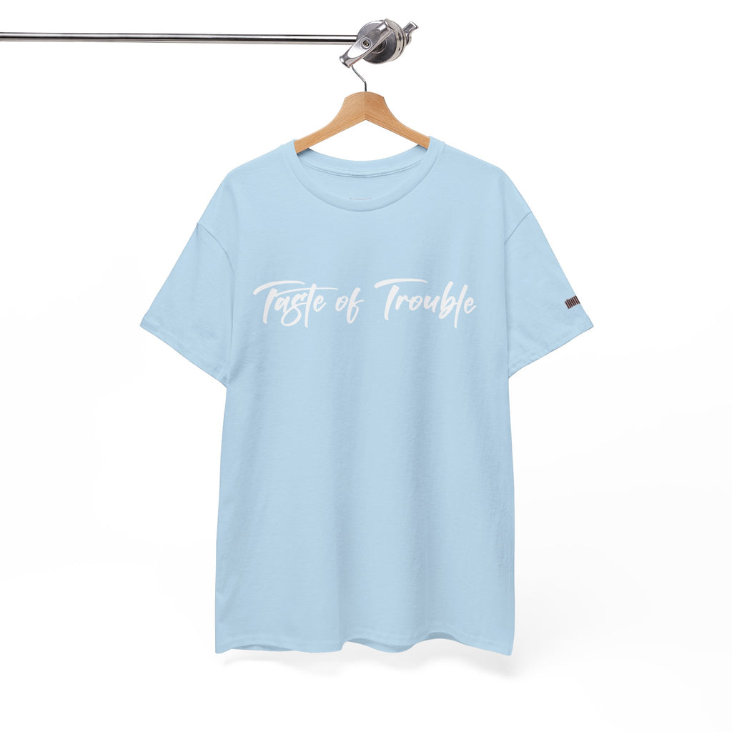 Taste of Trouble Vampyro Crimson Lyrics Unisex Heavy Cotton Tee - Casual Comfort, Everyday Wear, Gift for Friends, Stylish Casual Tee, Versatile Fashion