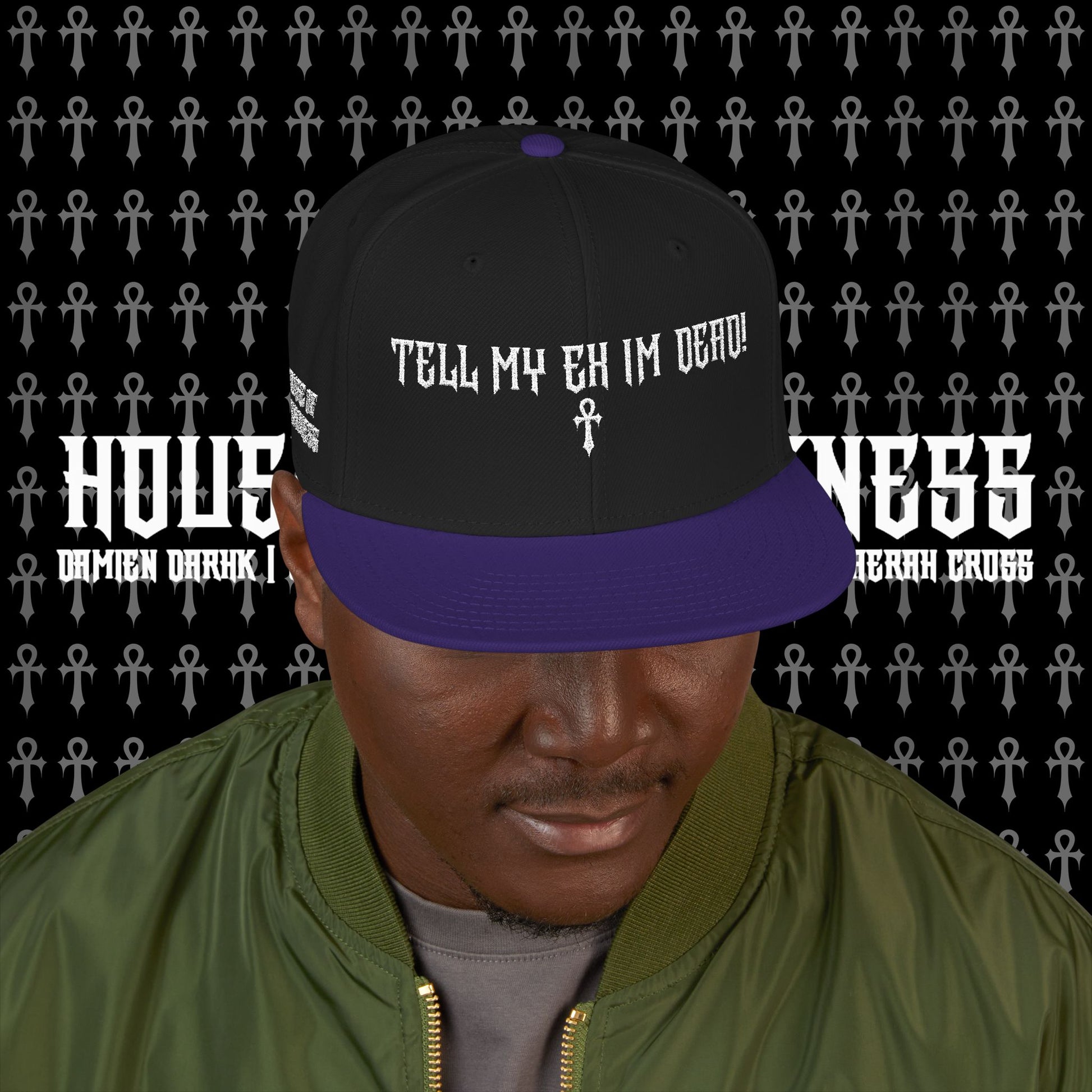 TELL MY EX IM DEAD Snapback Hat