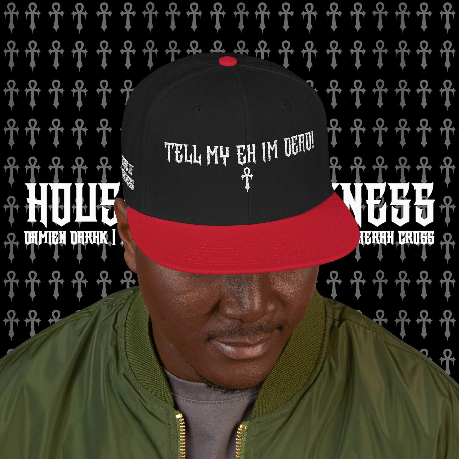 TELL MY EX IM DEAD Snapback Hat