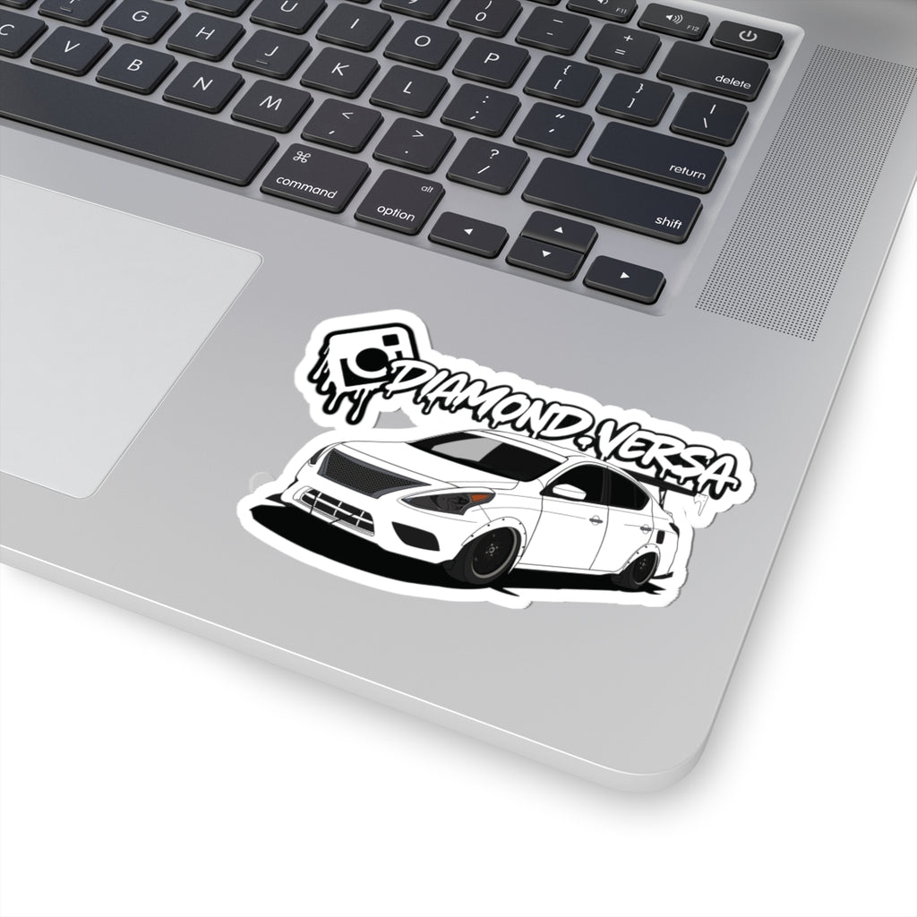 Diamond.Versa x ViceVersa Garage Sticker - Nissan Versa Illustration Kiss-Cut Decal