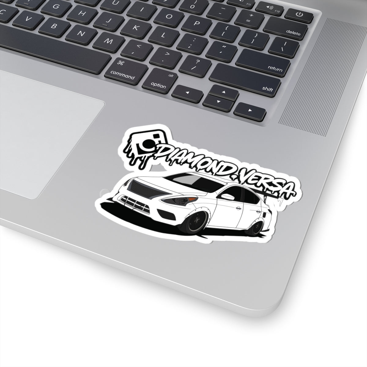 Diamond.Versa x ViceVersa Garage Sticker - Nissan Versa Illustration Kiss-Cut Decal