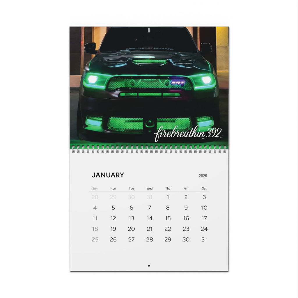 Street Royalty Wall Calendars (2026) Edition ONE