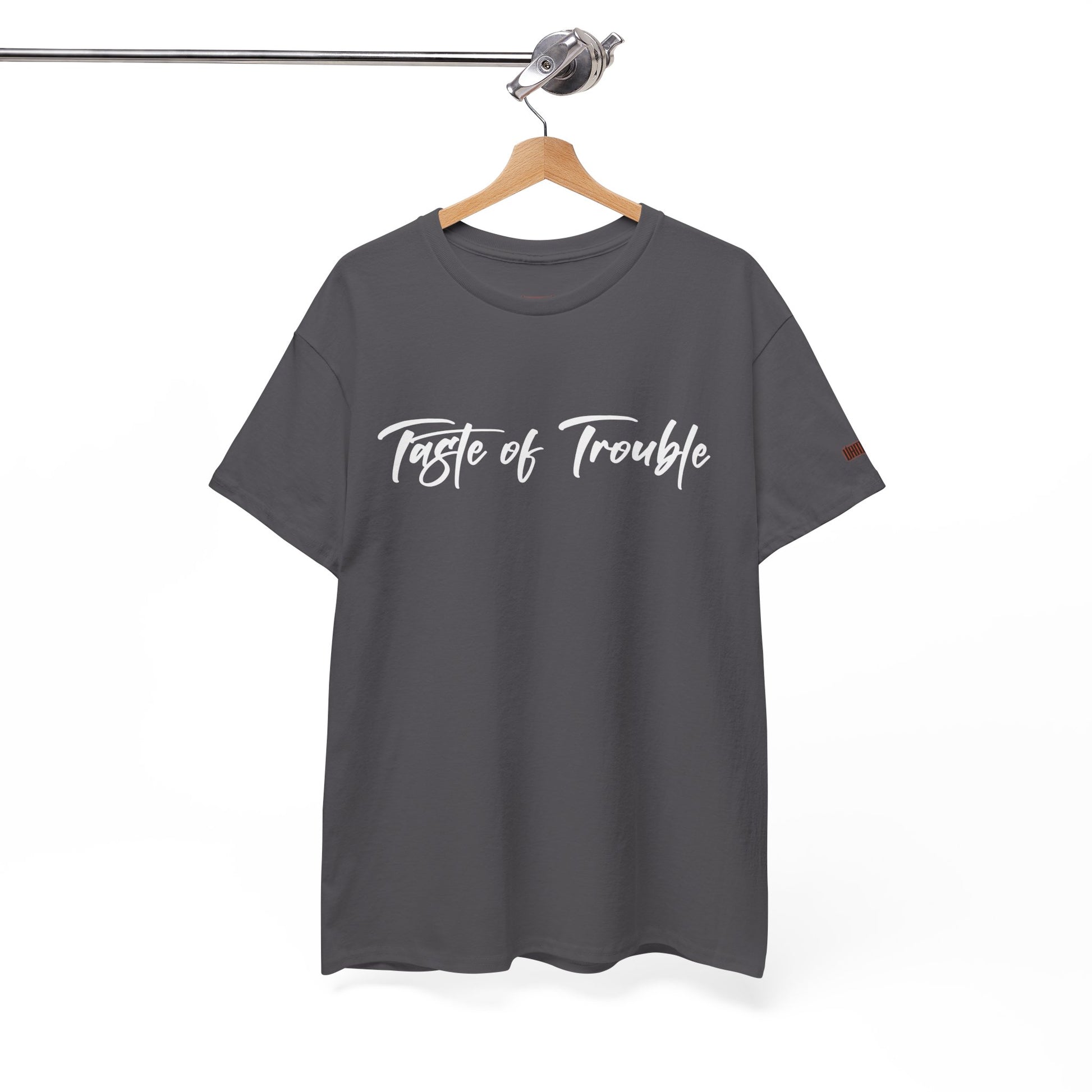 Taste of Trouble Vampyro Crimson Lyrics Unisex Heavy Cotton Tee - Casual Comfort, Everyday Wear, Gift for Friends, Stylish Casual Tee, Versatile Fashion