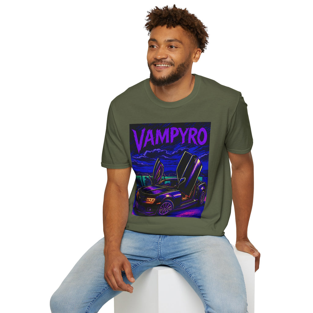 Vampyro Camaro Collectors T-Shirt, Graphic Tee for Car Lovers, Unisex T-Shirt, Retro Car Apparel, Gift for Auto Enthusiasts